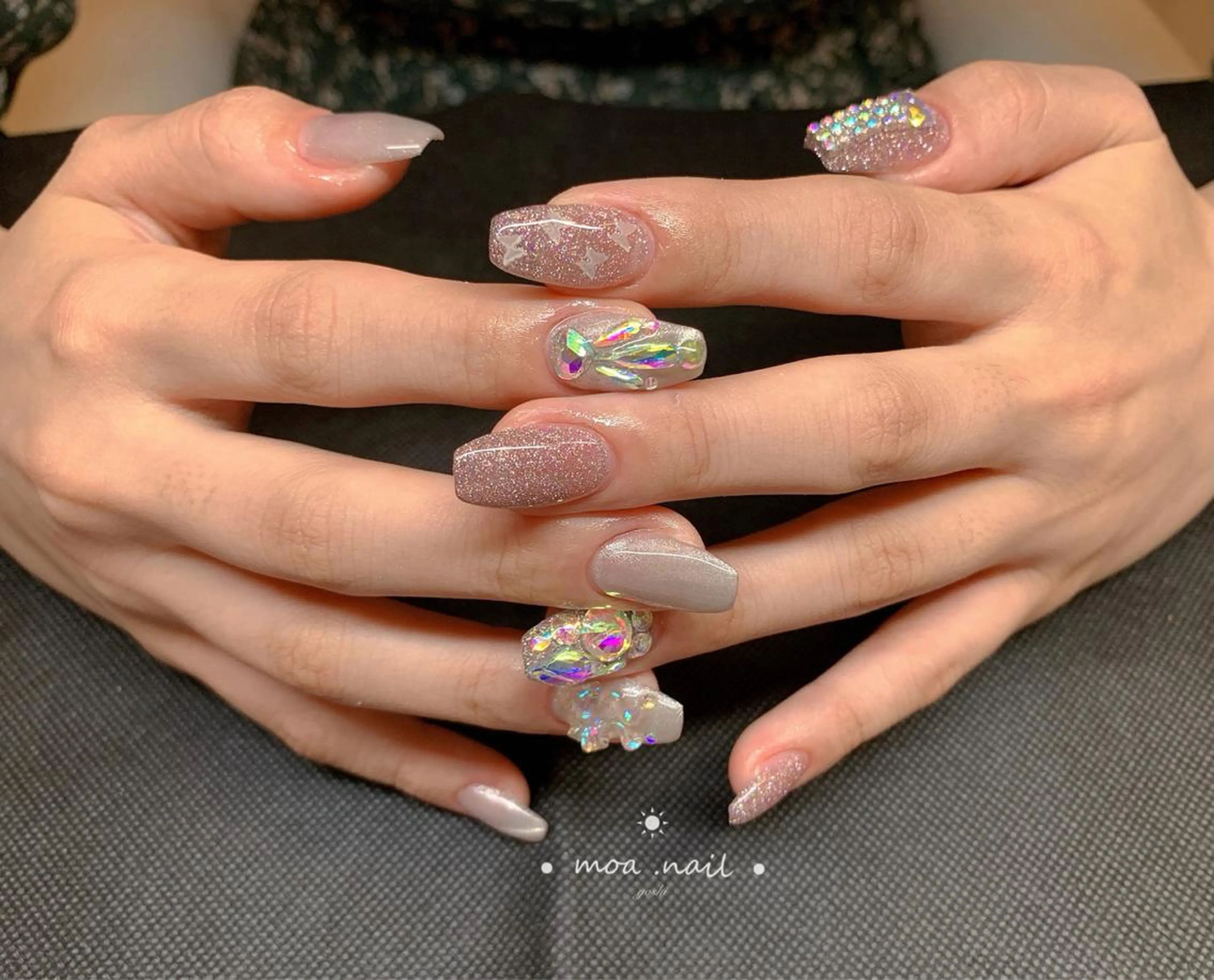 ネイル スカルプネイル MoaNail🫶 Yoshiのネイルデザイン