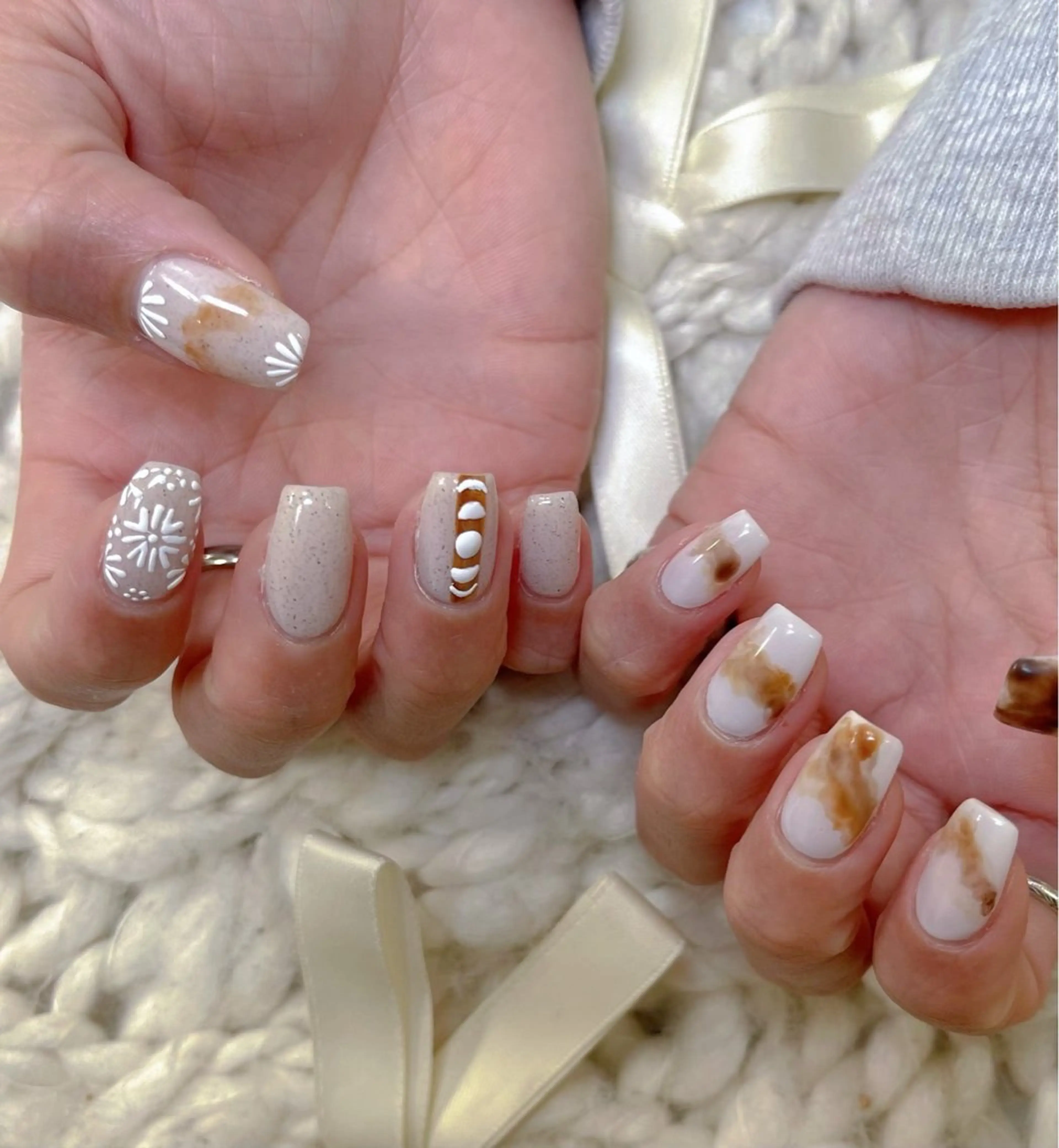 ネイル グラデーション 持ち込み BabyYouMi nailのネイルデザイン