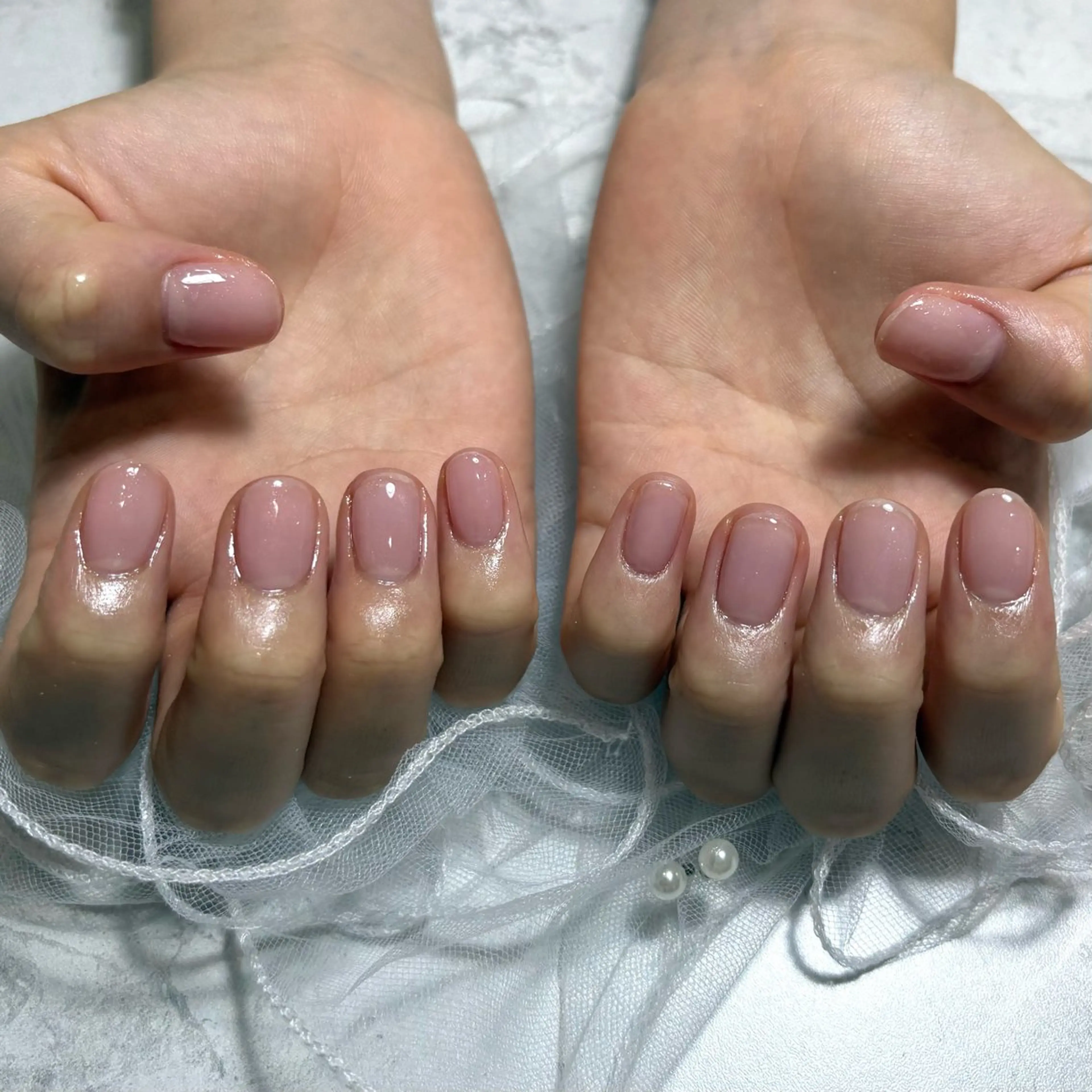 ネイル ハンドネイル WHITE NAIL 鳳店AYUMIのネイルデザイン