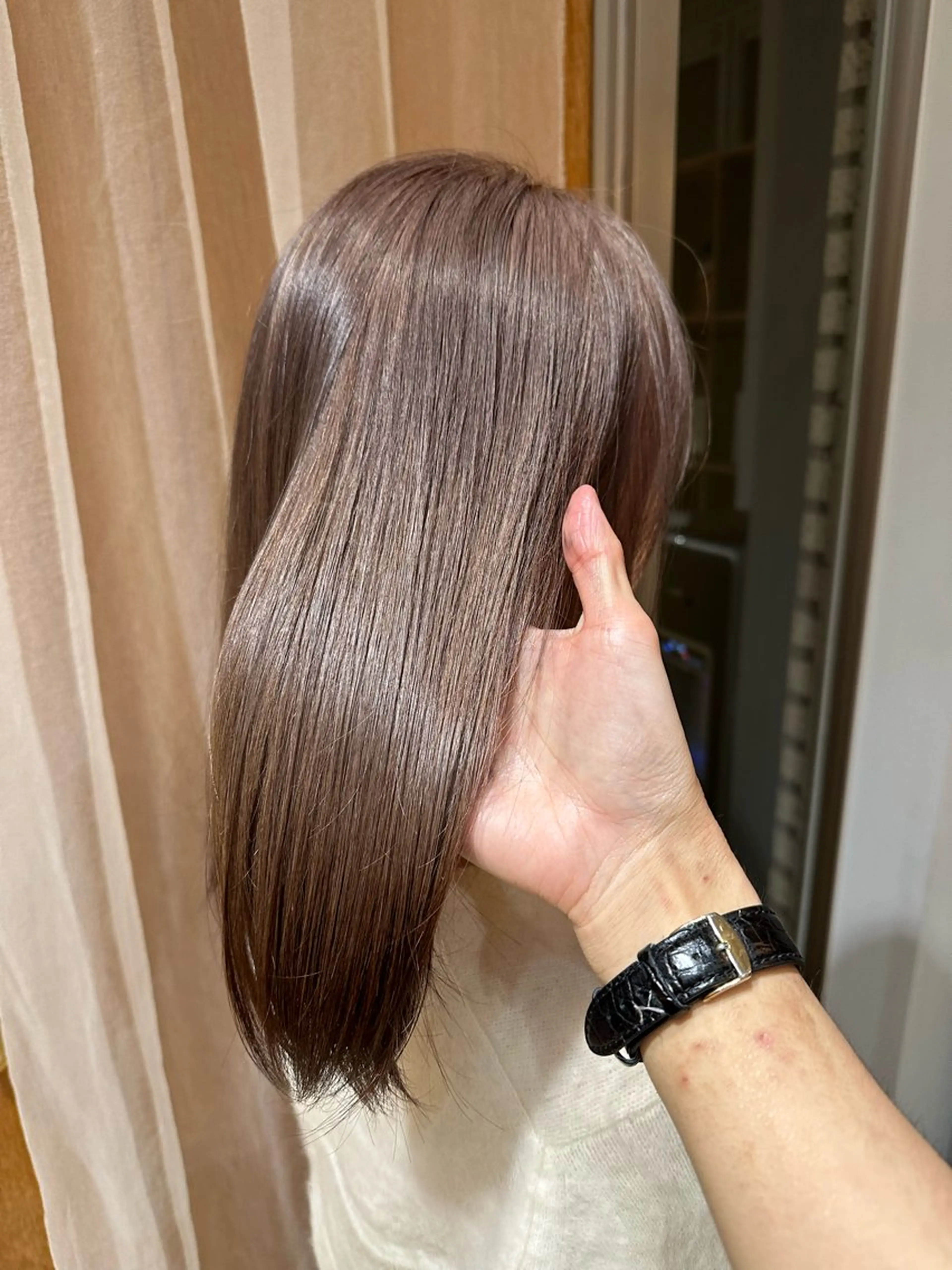 ミディアム カラー 似合わせカット /パーマ岡本淳平のヘアスタイル