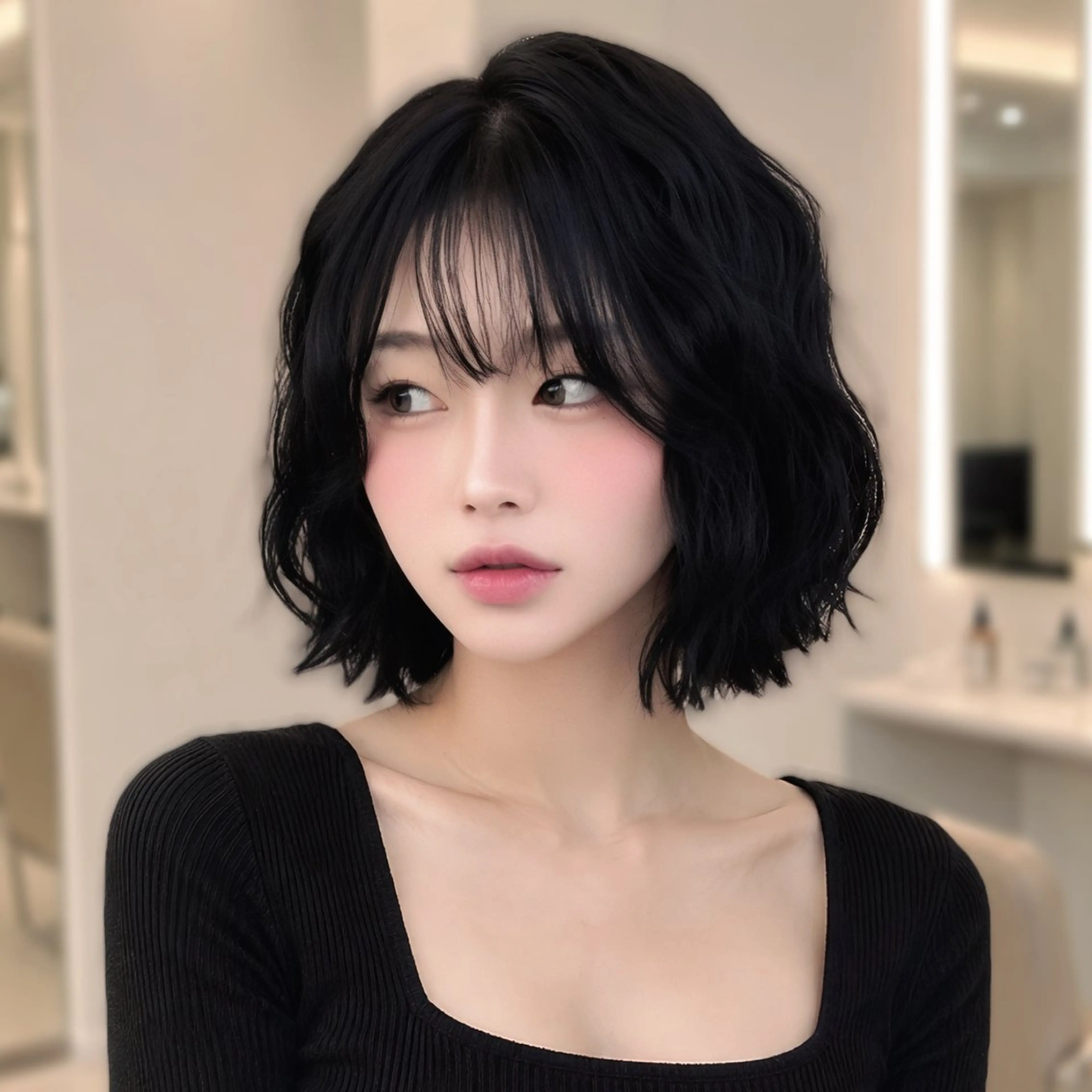ショート ゆうさ │ ボブ 髪質改善ストレートのヘアスタイル