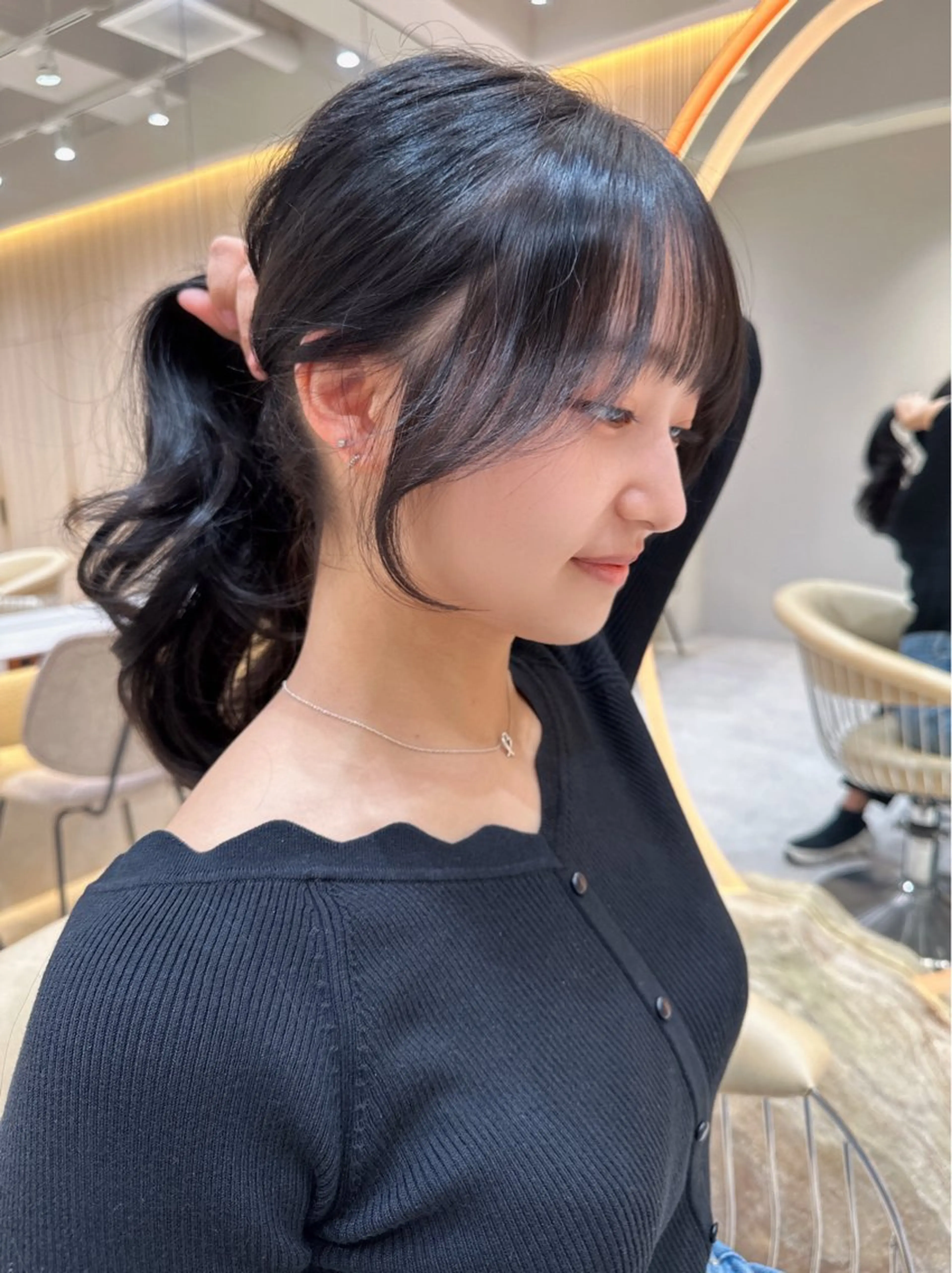 セミロング カラー カット ヘアカラー トリートメント 縮毛矯正✨🫧 レイヤー川村利幸のヘアスタイル