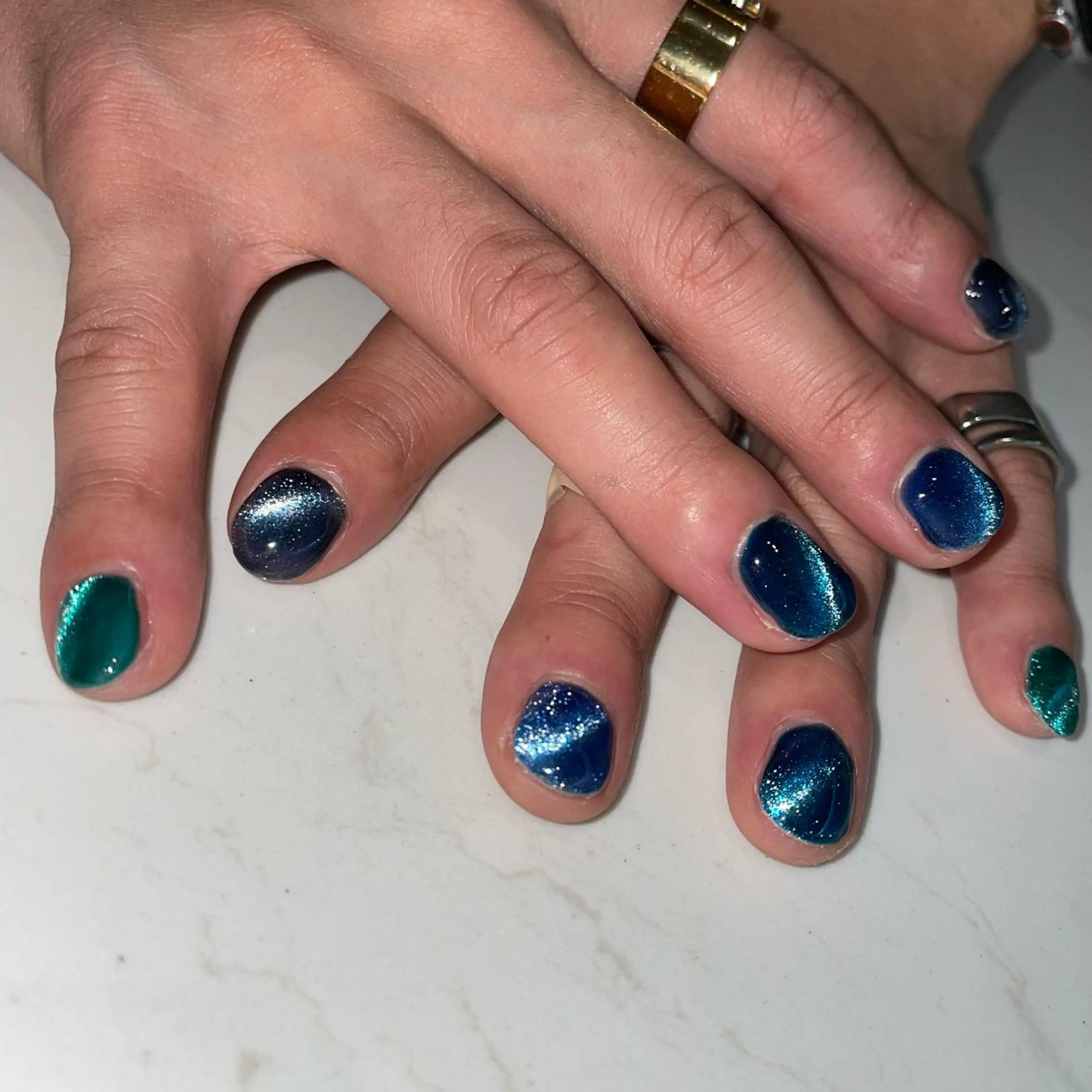 ネイル ハンドネイル RICO Nail パーツつけ放題🌈のネイルデザイン