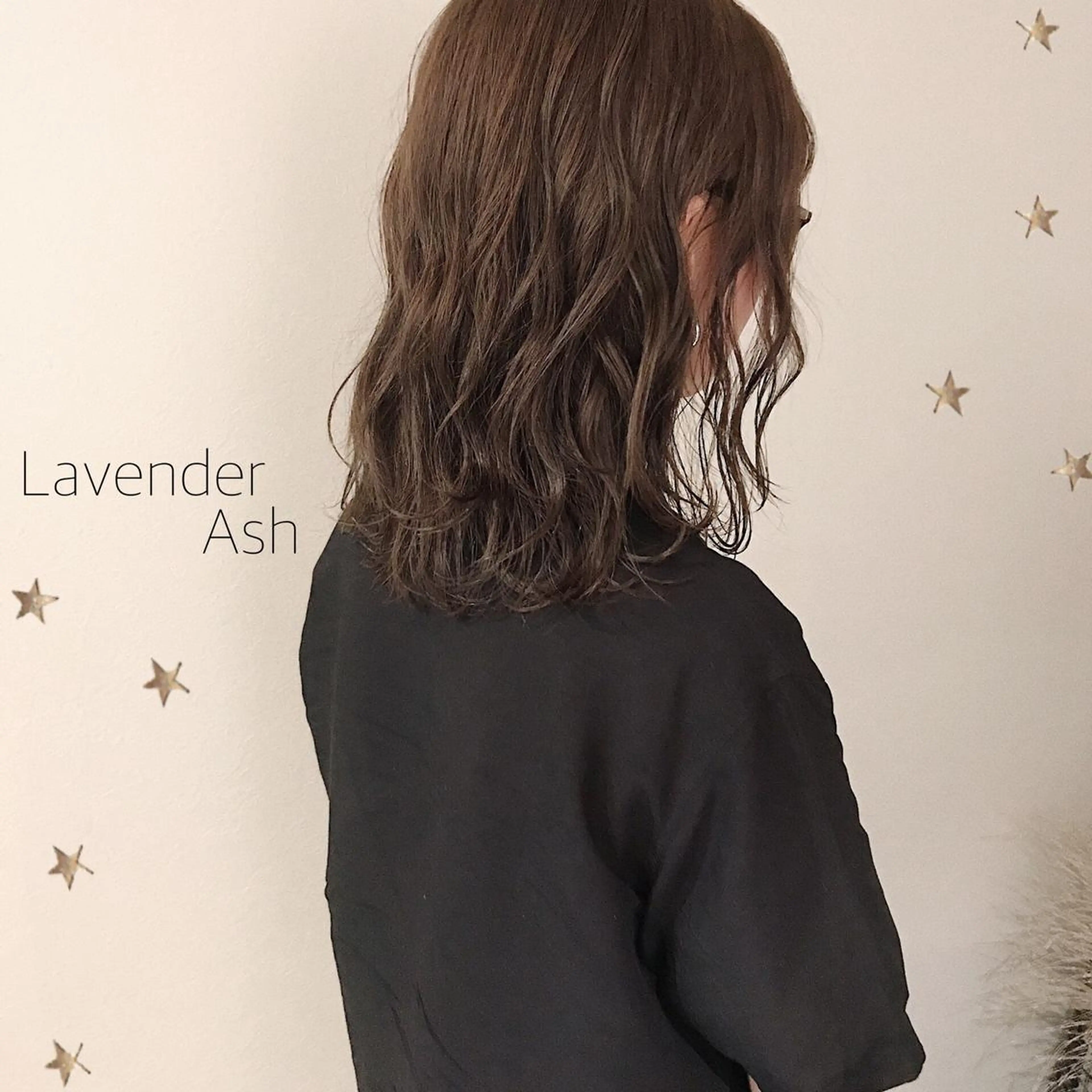 ミディアム カラー カット ヘアカラー 市川 千夏のヘアスタイル