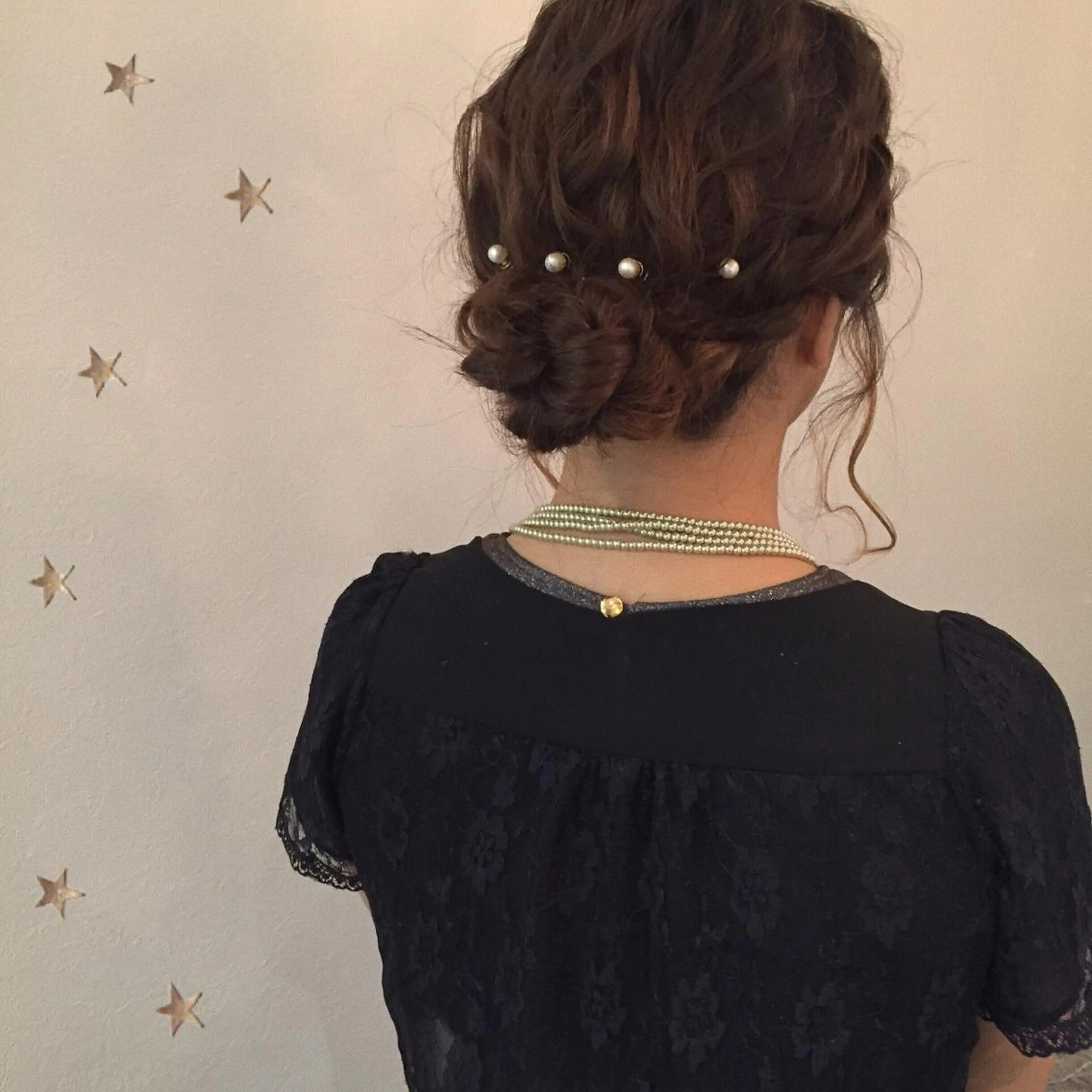 ミディアム ヘアアレンジ 市川 千夏のヘアスタイル