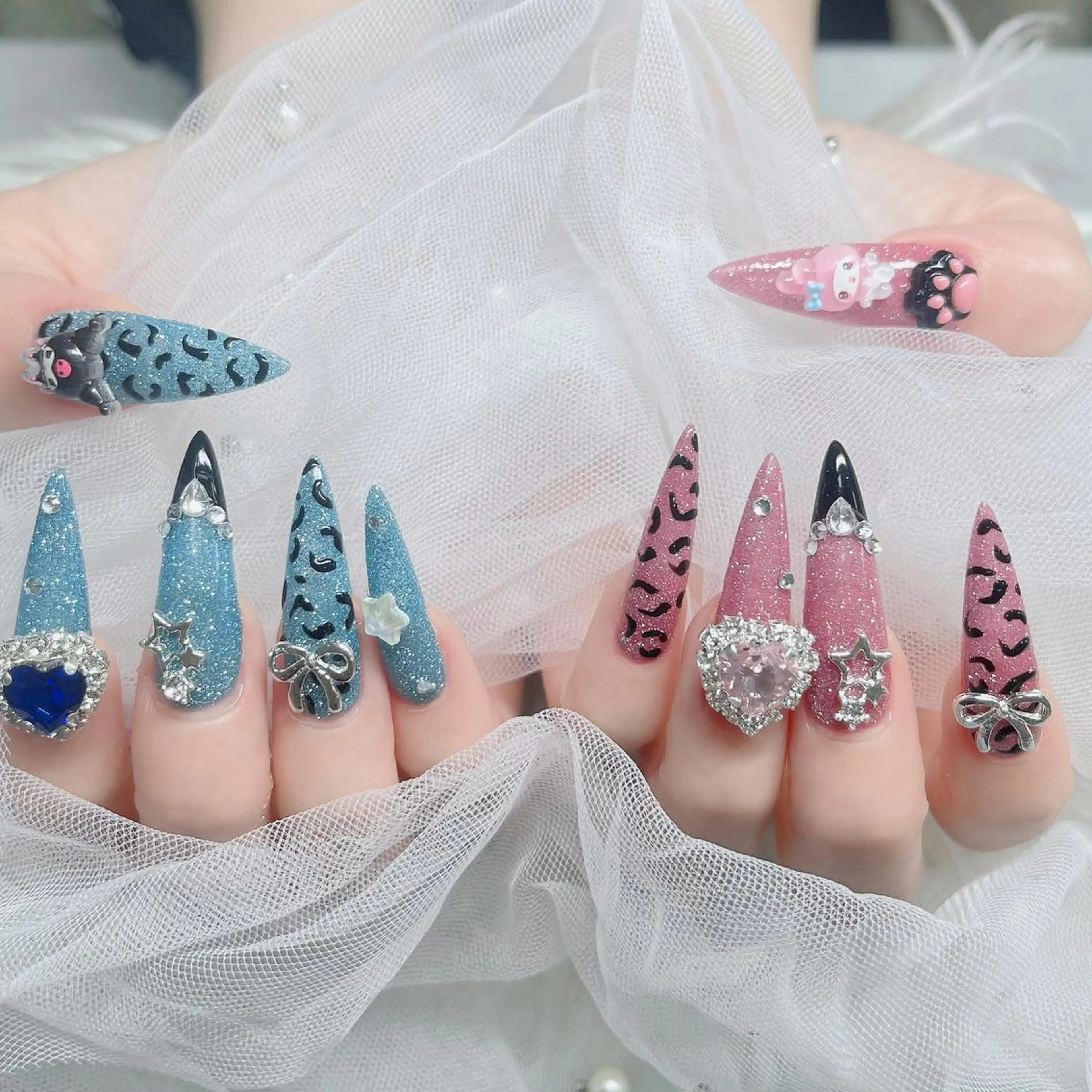 ネイル フットネイル フレンチネイル グラデーション 韓国ネイル ロングネイル ハンドネイル Hani Nail Salonのネイルデザイン