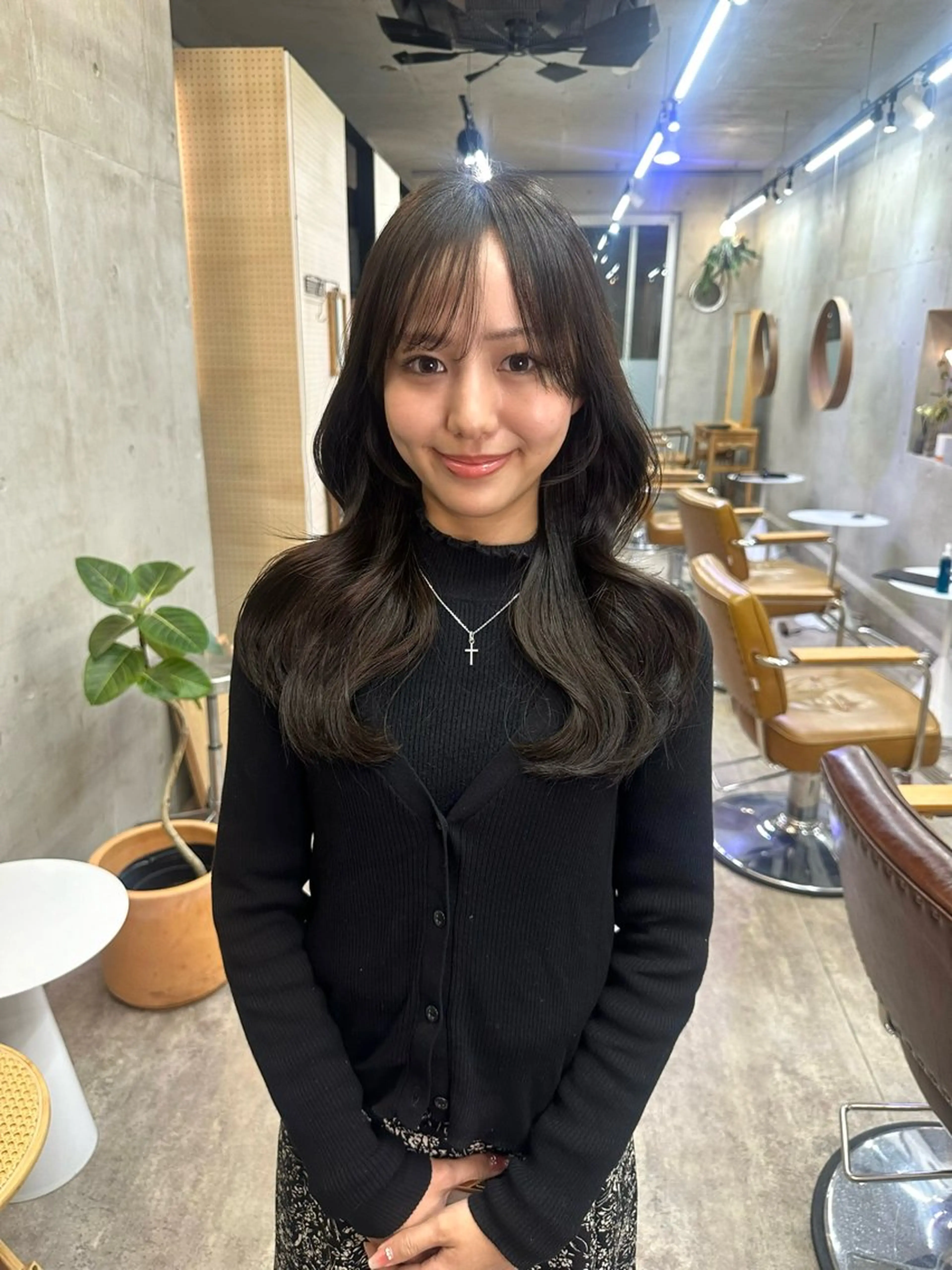 ロング カラー 韓国風ヘア レイヤーカット カットモデル募集中 ／HARUKA🎀のヘアスタイル