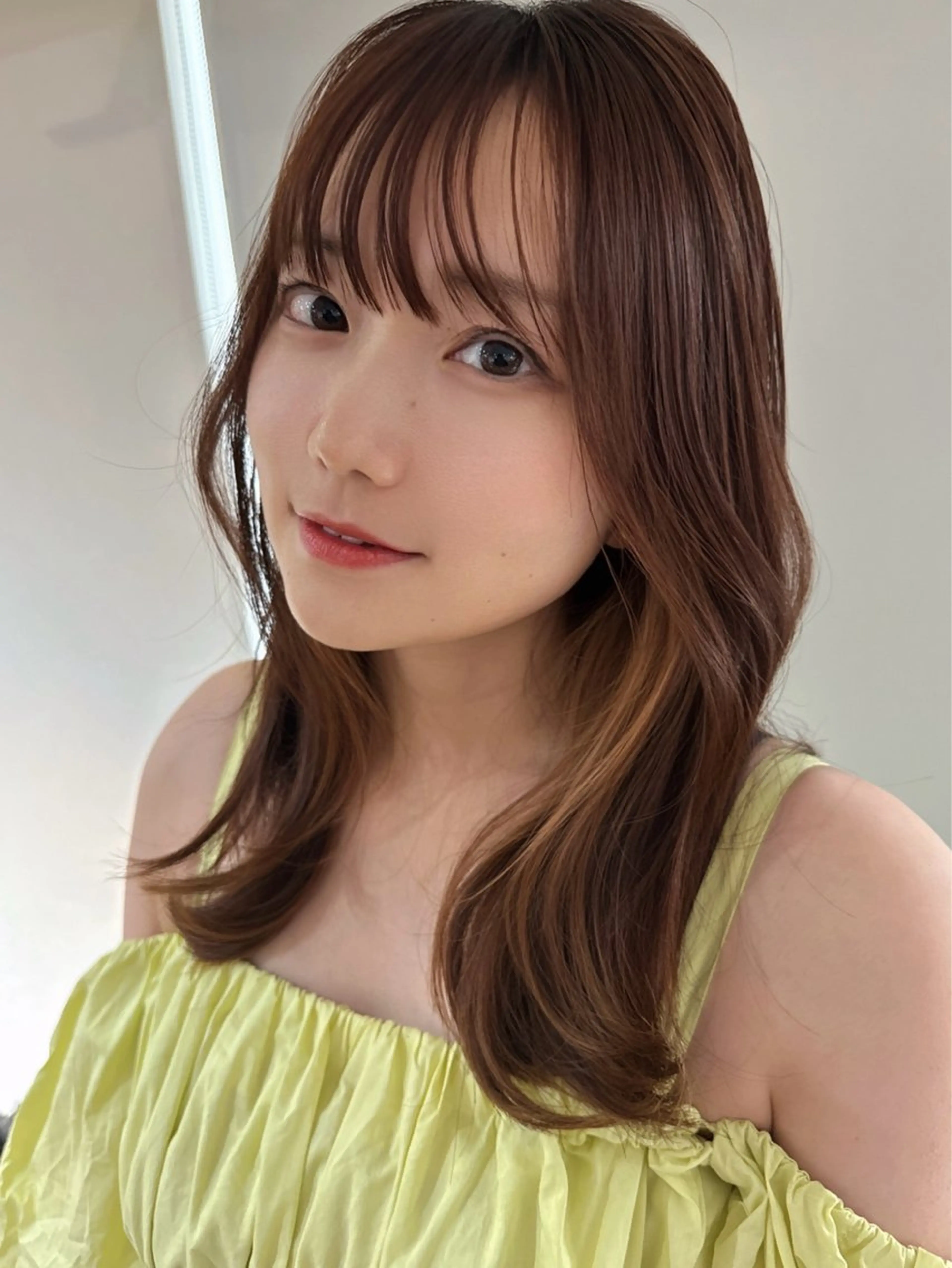 ミディアム カット ヘアカラー 髪質改善✨艶髪✨ レイヤーカット 田畑のヘアスタイル