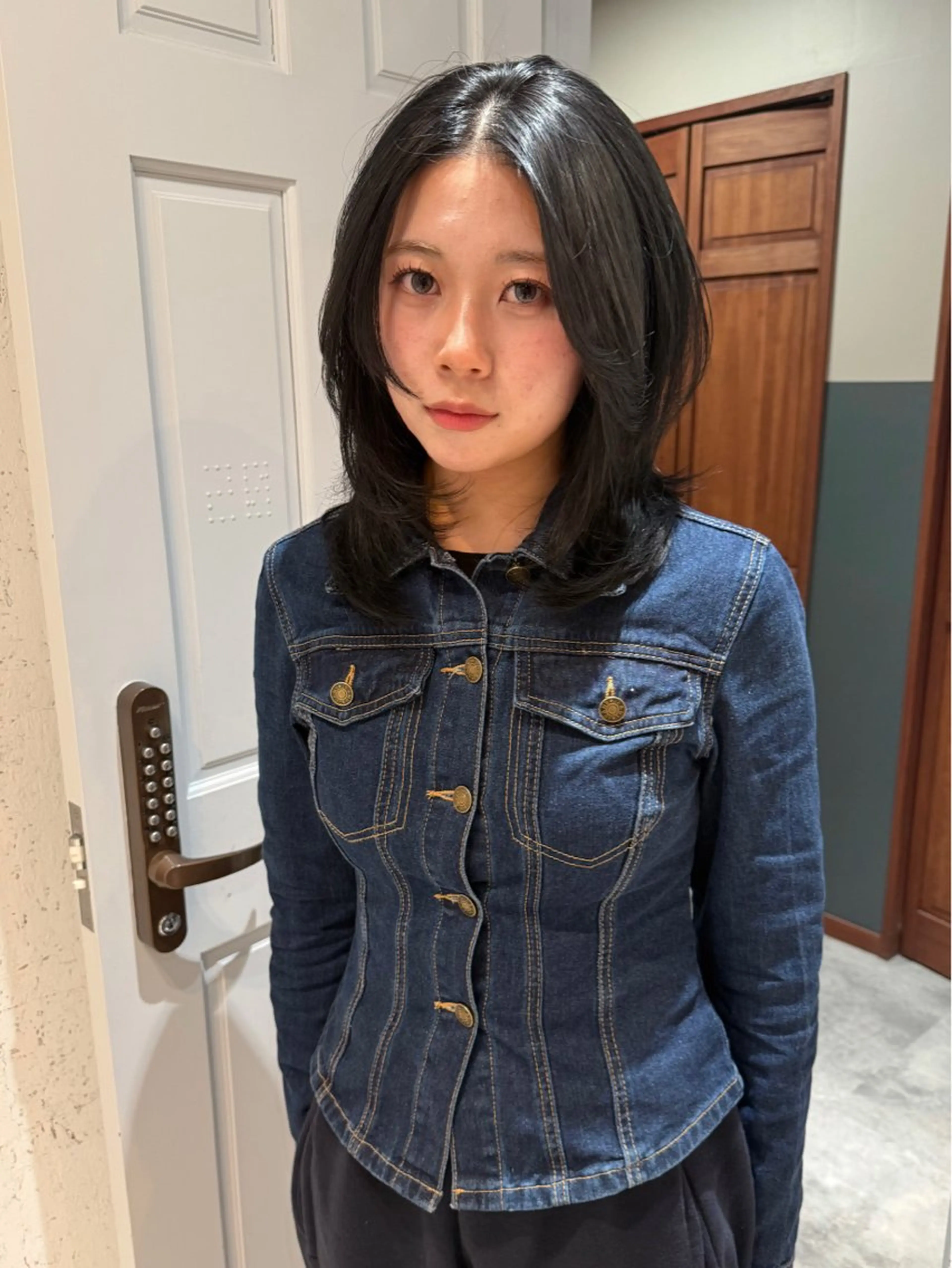 ミディアム カラー カット ヘアカラー トリートメント mai / linoah˚✧のヘアスタイル