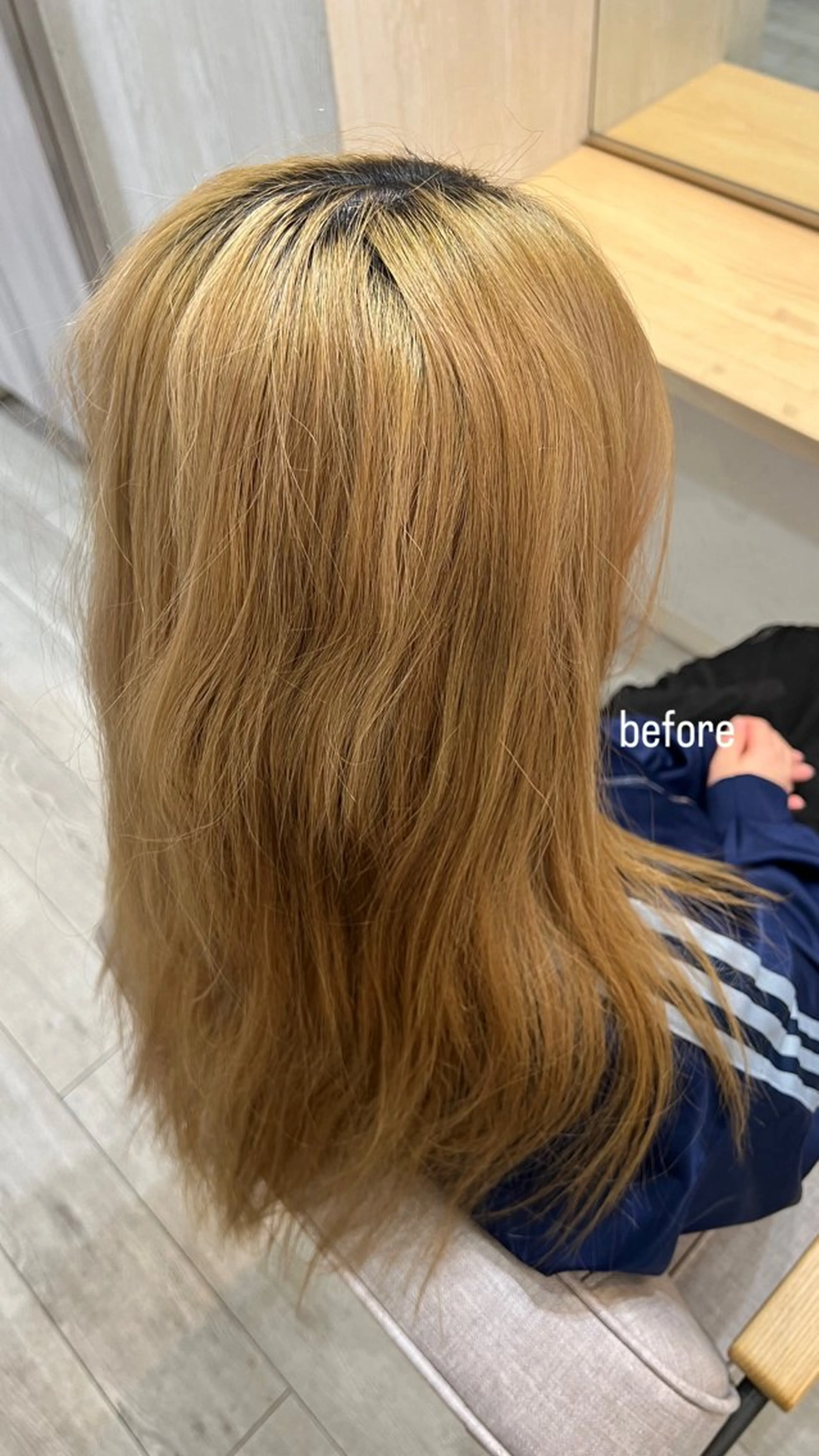 ロング 北川 万里子のヘアスタイル