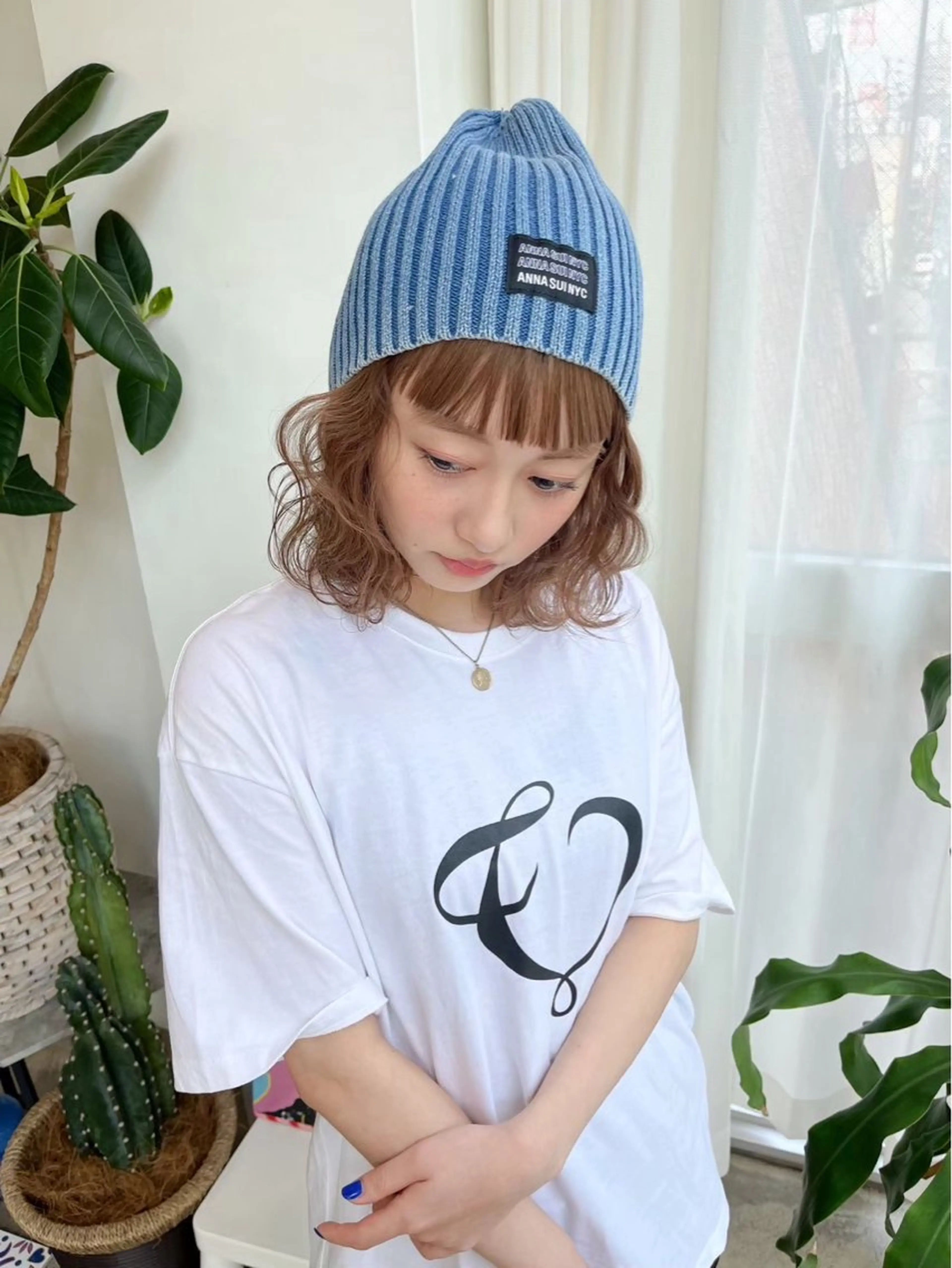カラー ness 一花のヘアスタイル