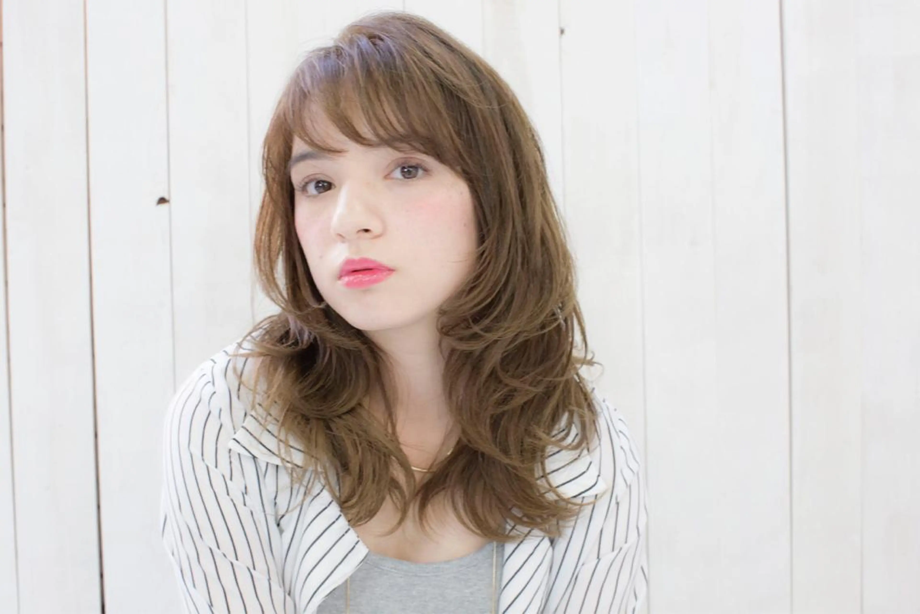 セミロング ロング レイヤーカット トップスタイリスト 小澤純一のヘアスタイル