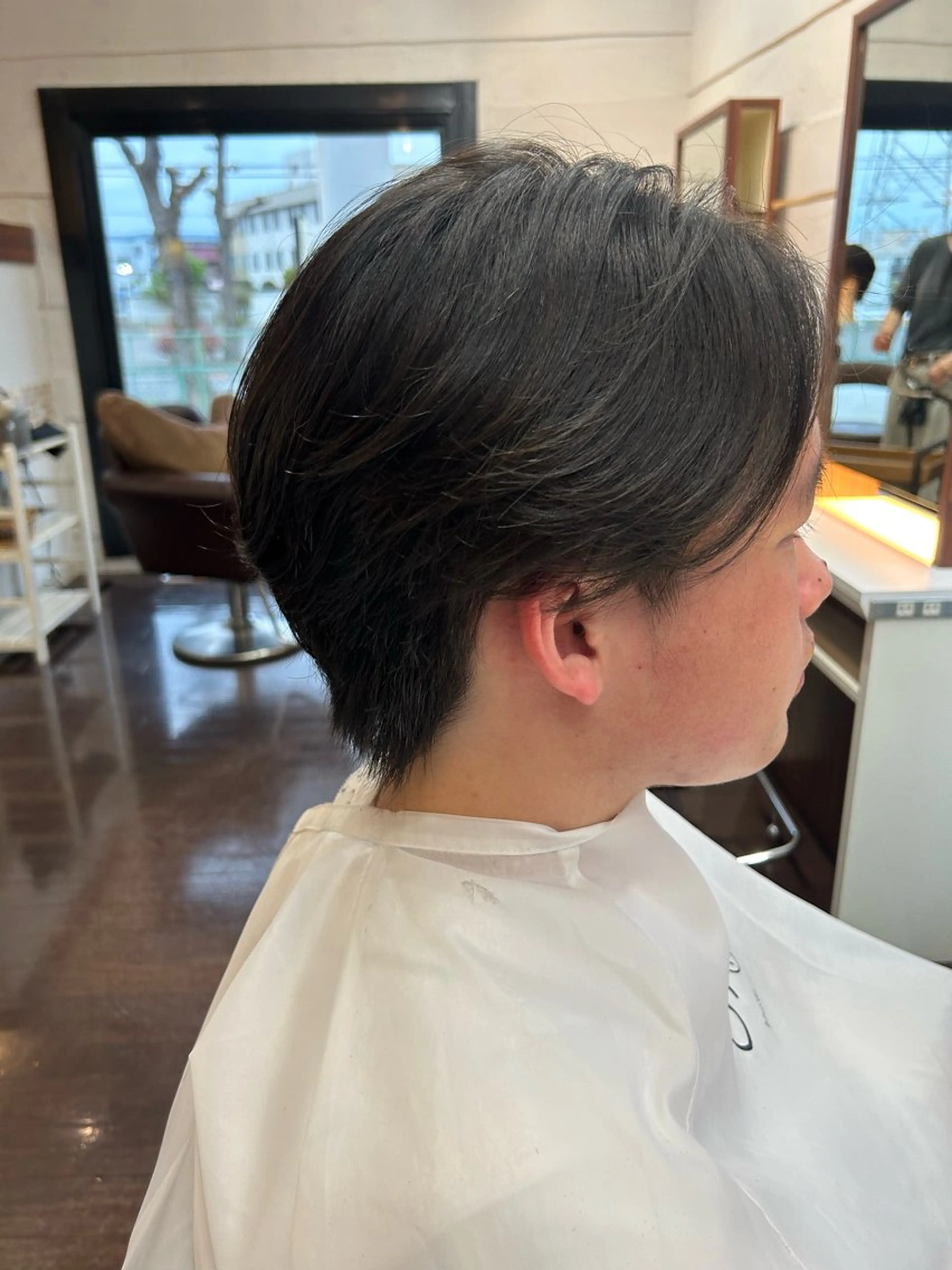 ショート カット パーマ 久保 璃々花のヘアスタイル