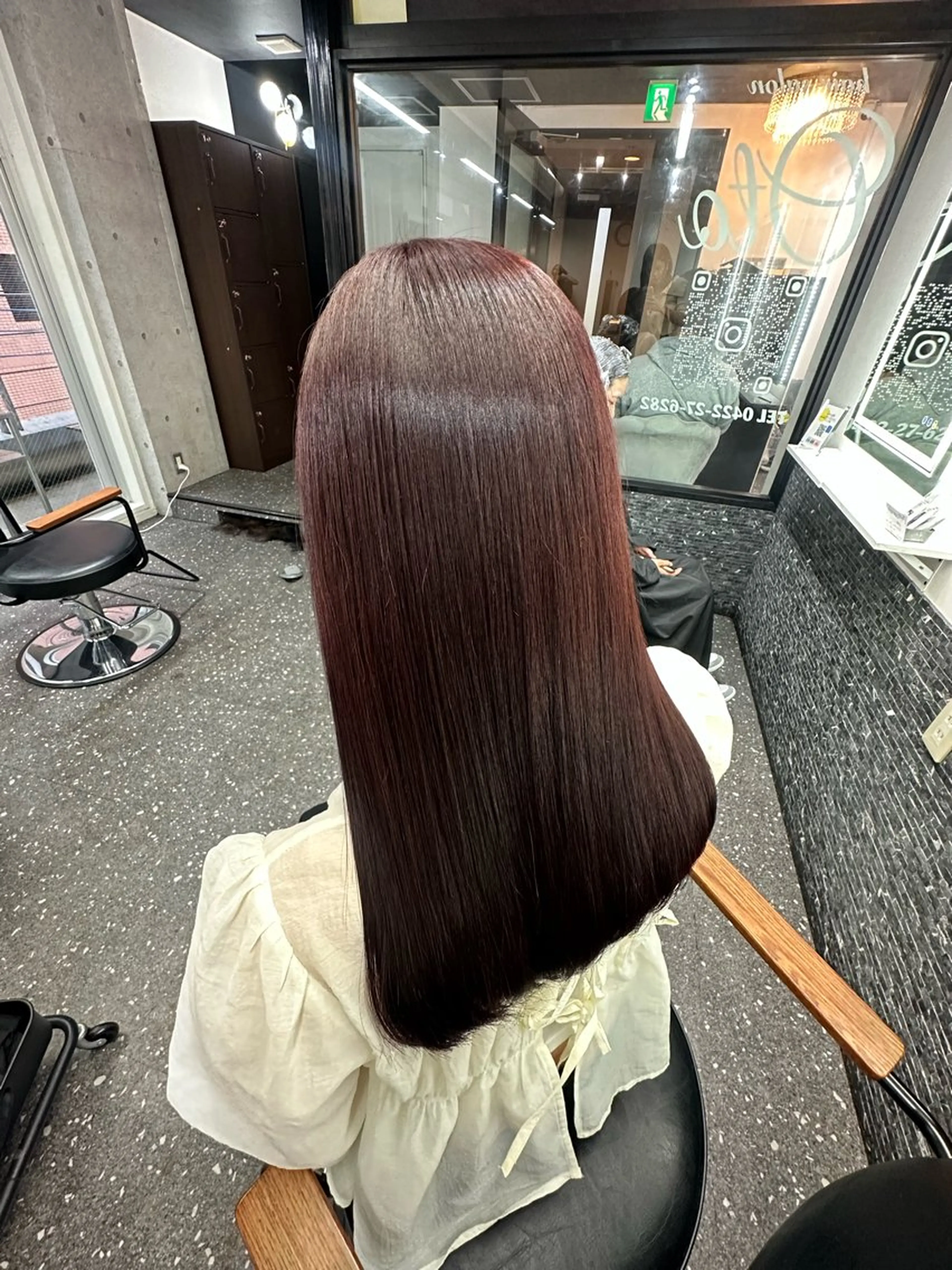 ロング カラー カット ヘアカラー 縮毛矯正 トリートメント 髪質改善⭐️縮毛矯正 中野⭐️Rinaのヘアスタイル