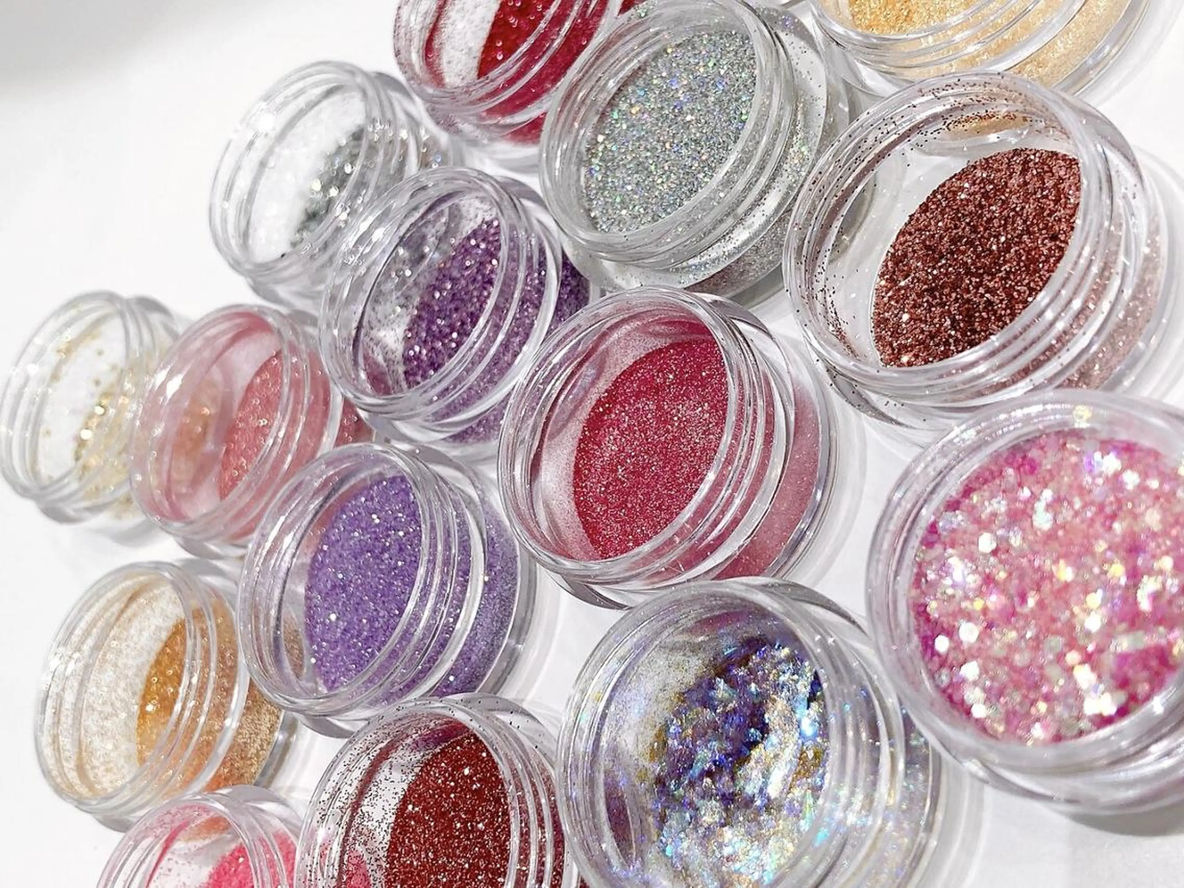 ネイル ラメ(グリッター) ジェルネイル 専門店のネイルデザイン