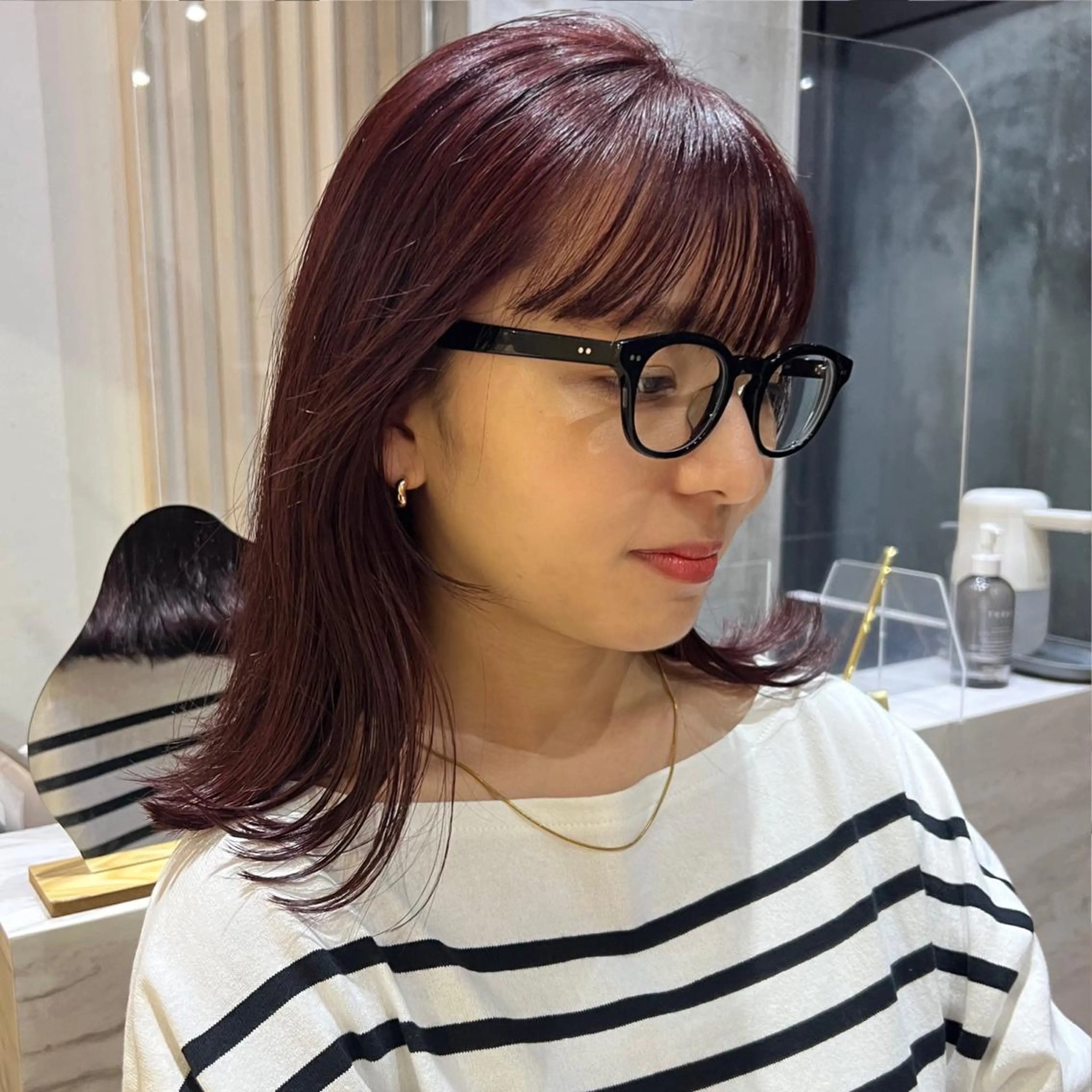 🌈迷ったらこちら🌈人気no.1💞似合わせカット＋ツヤカラー＋集中補修トリートメントの写真