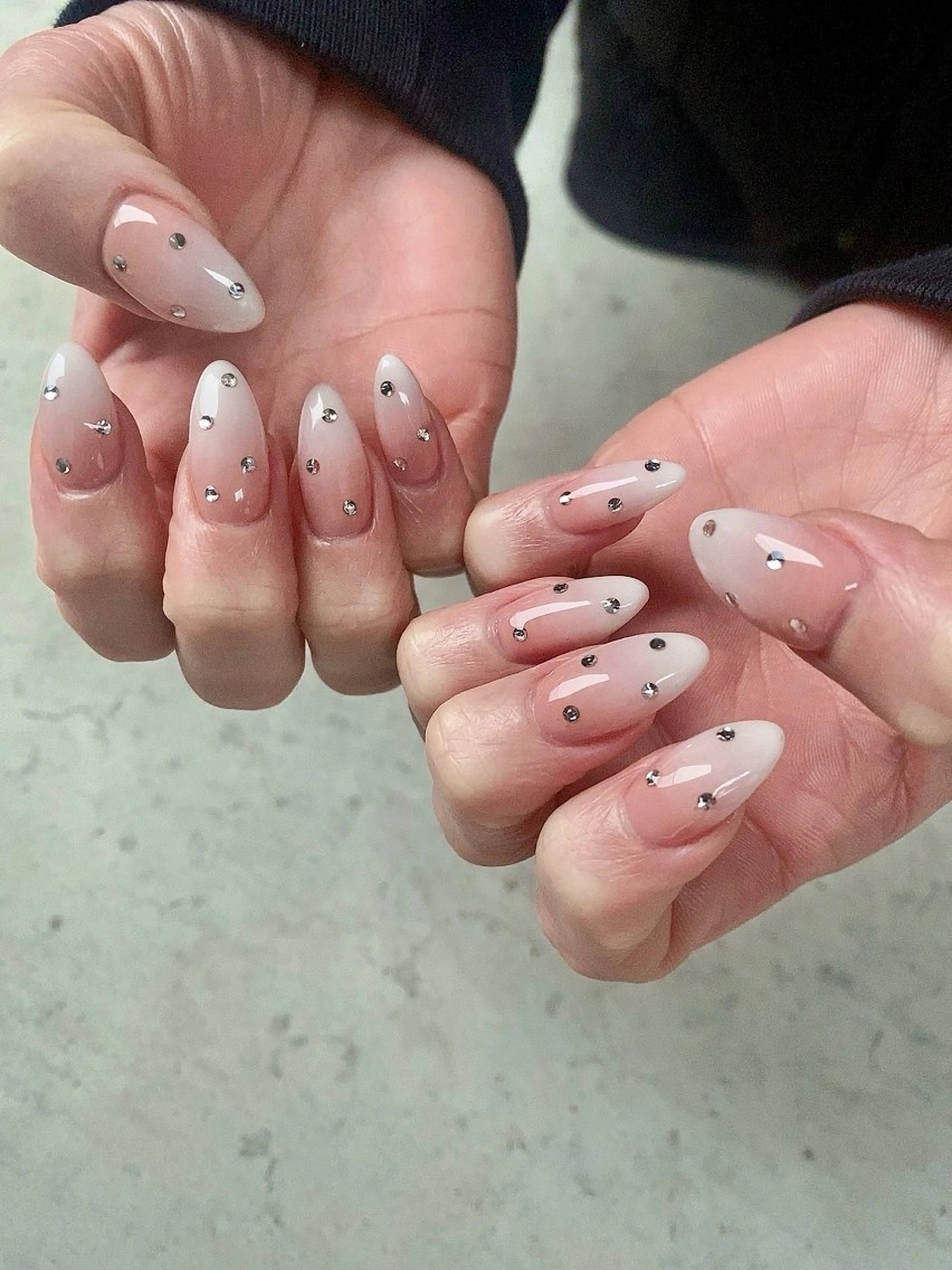 🫧チップ長さだし🫧ベイビーブーマーorフレンチ¥12,980＊グラデ変更可🍑の写真