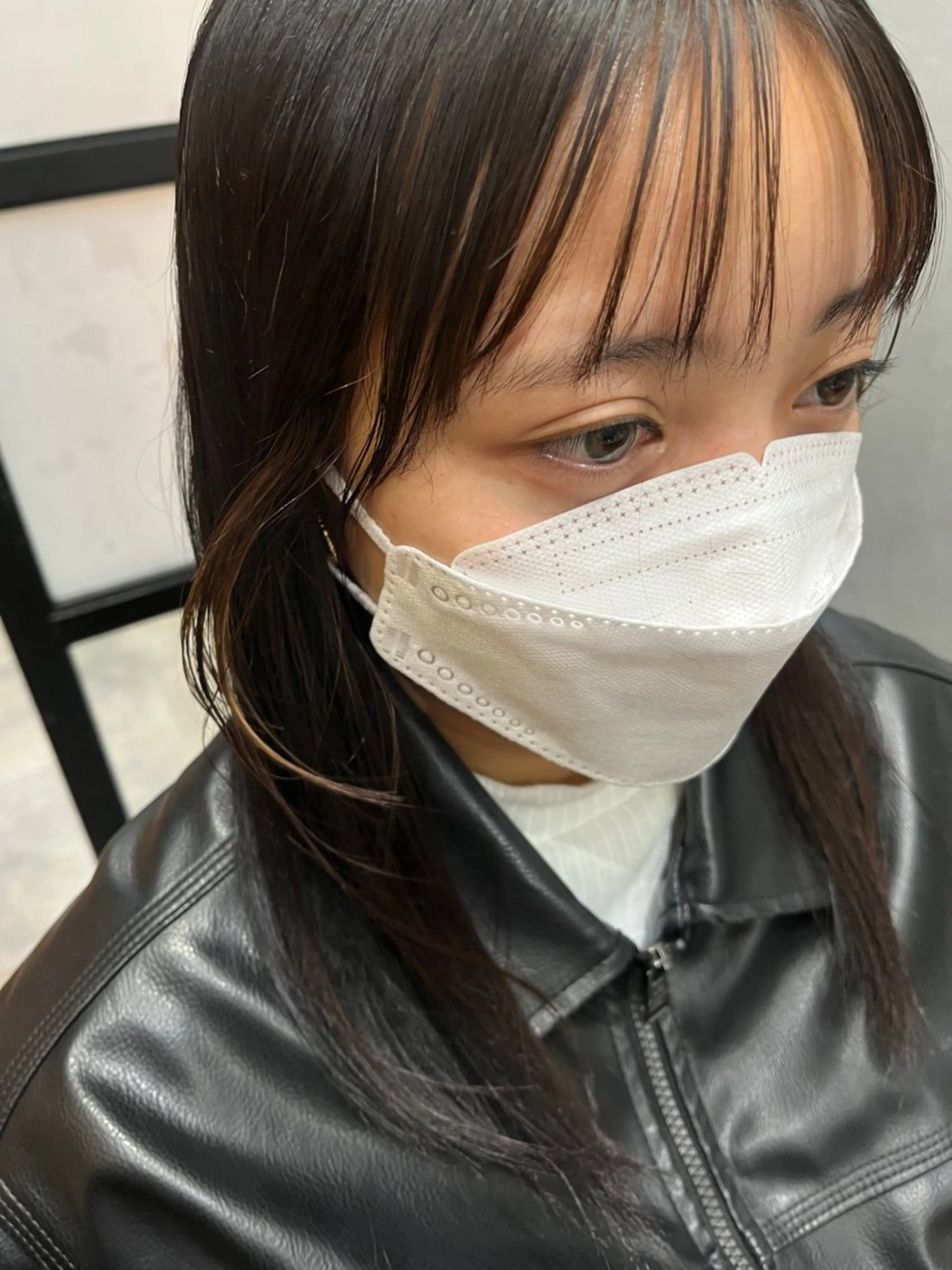 ロング カラー パーマ 久木原 ゆりのヘアスタイル