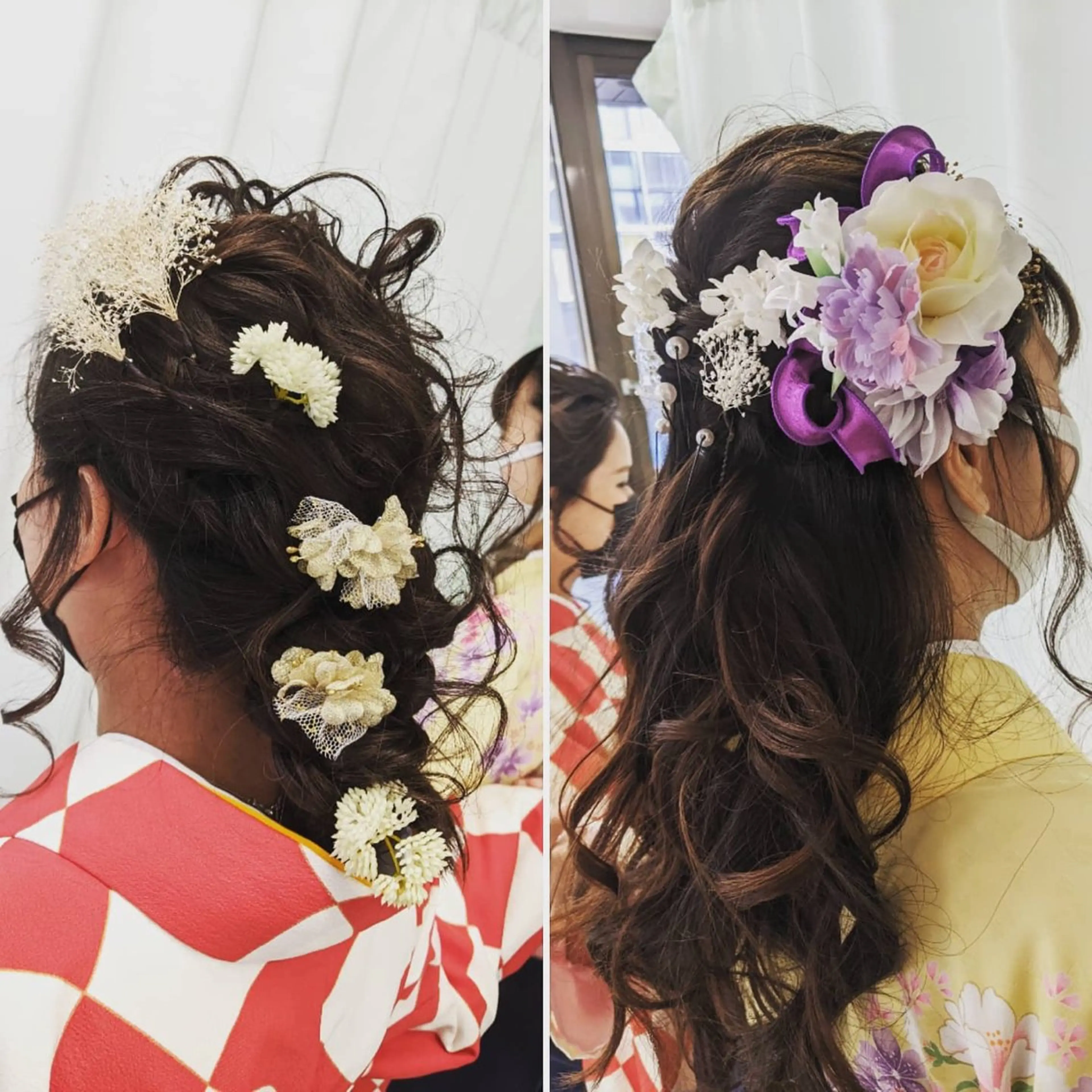 ロング ヘアアレンジ au美容室所属・au栄矢場町 水素髪質改善Tのヘアスタイル