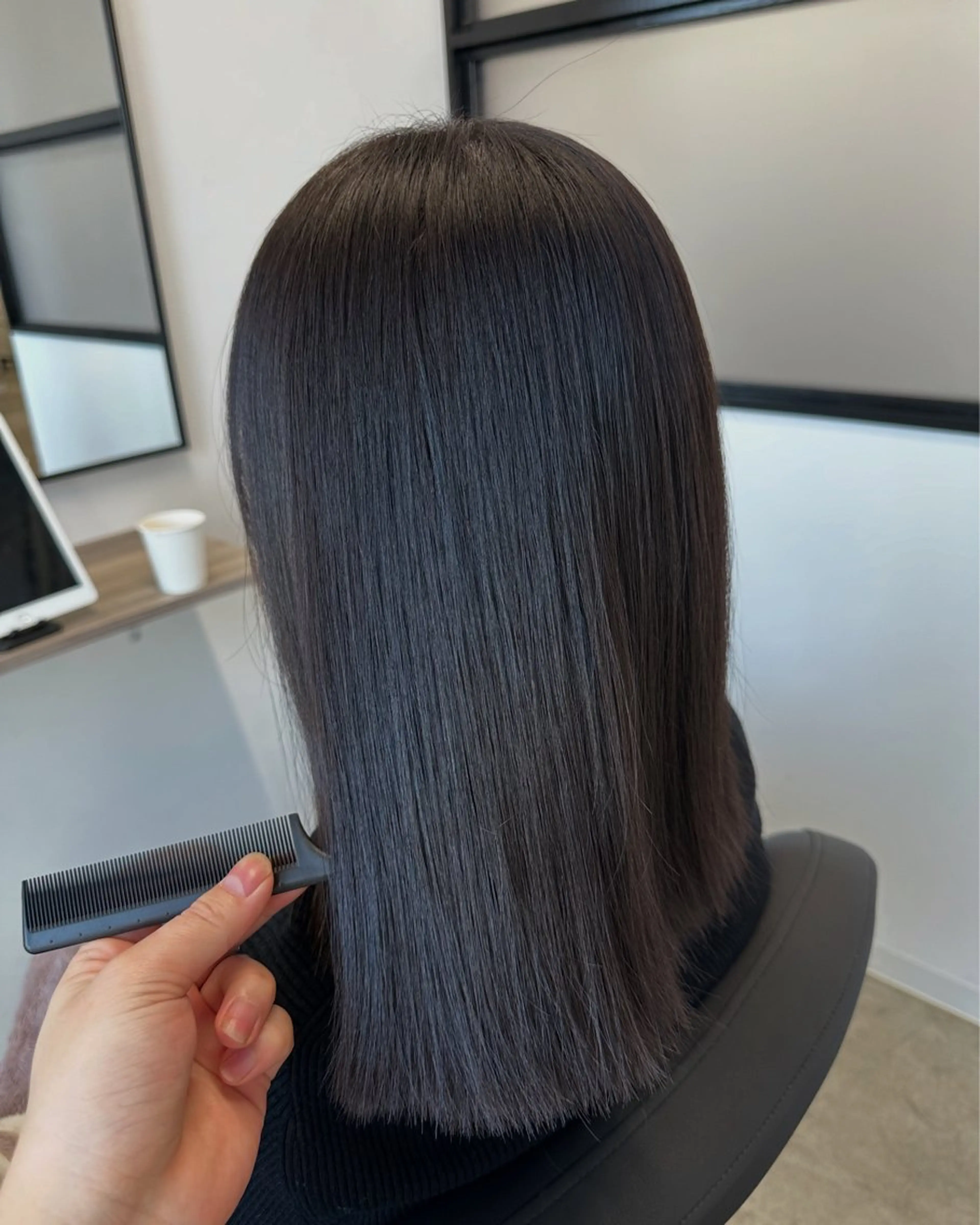 ミディアム 大友 岳斗のヘアスタイル