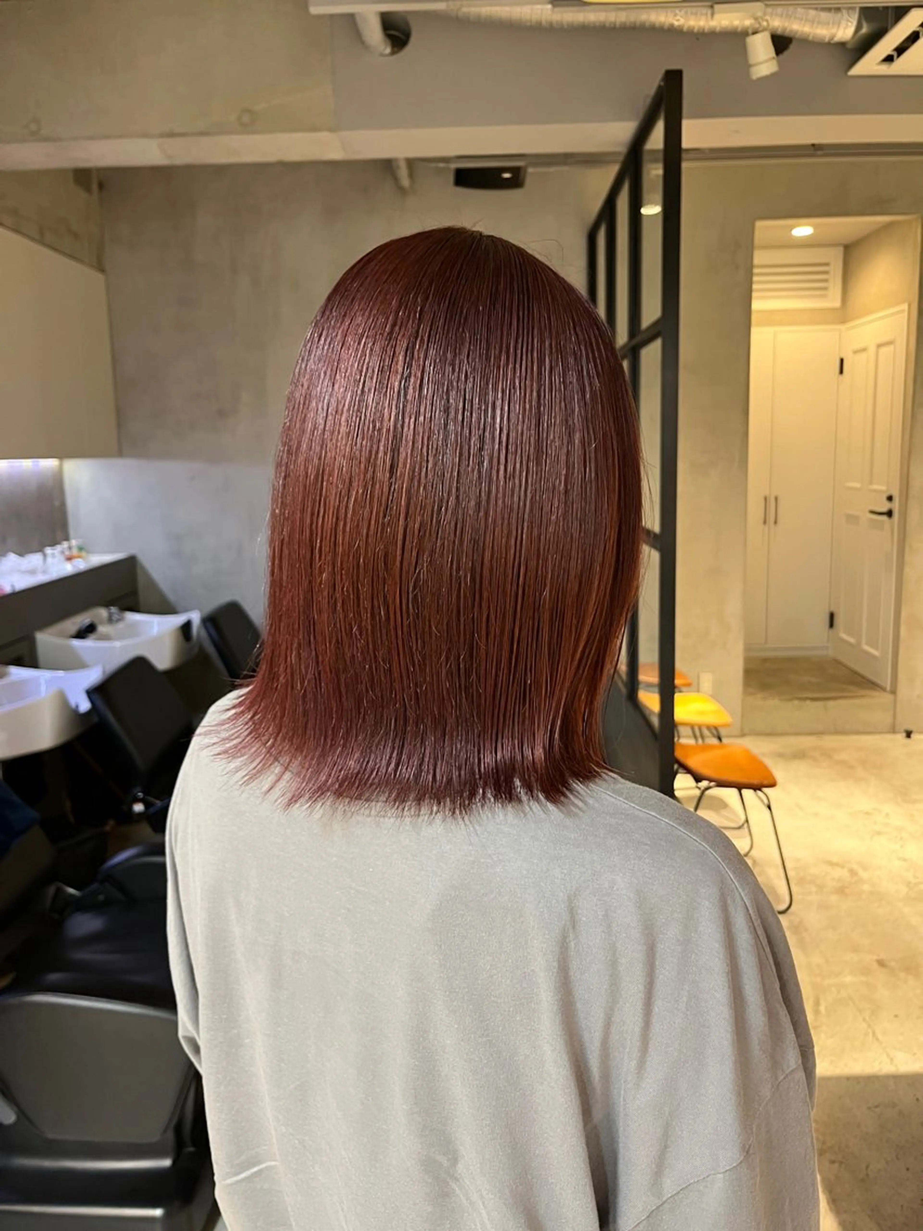 ミディアム カラー ヘアカラー ちせ/ 透明感カラー /調布˚ 🦢₊✧のヘアスタイル