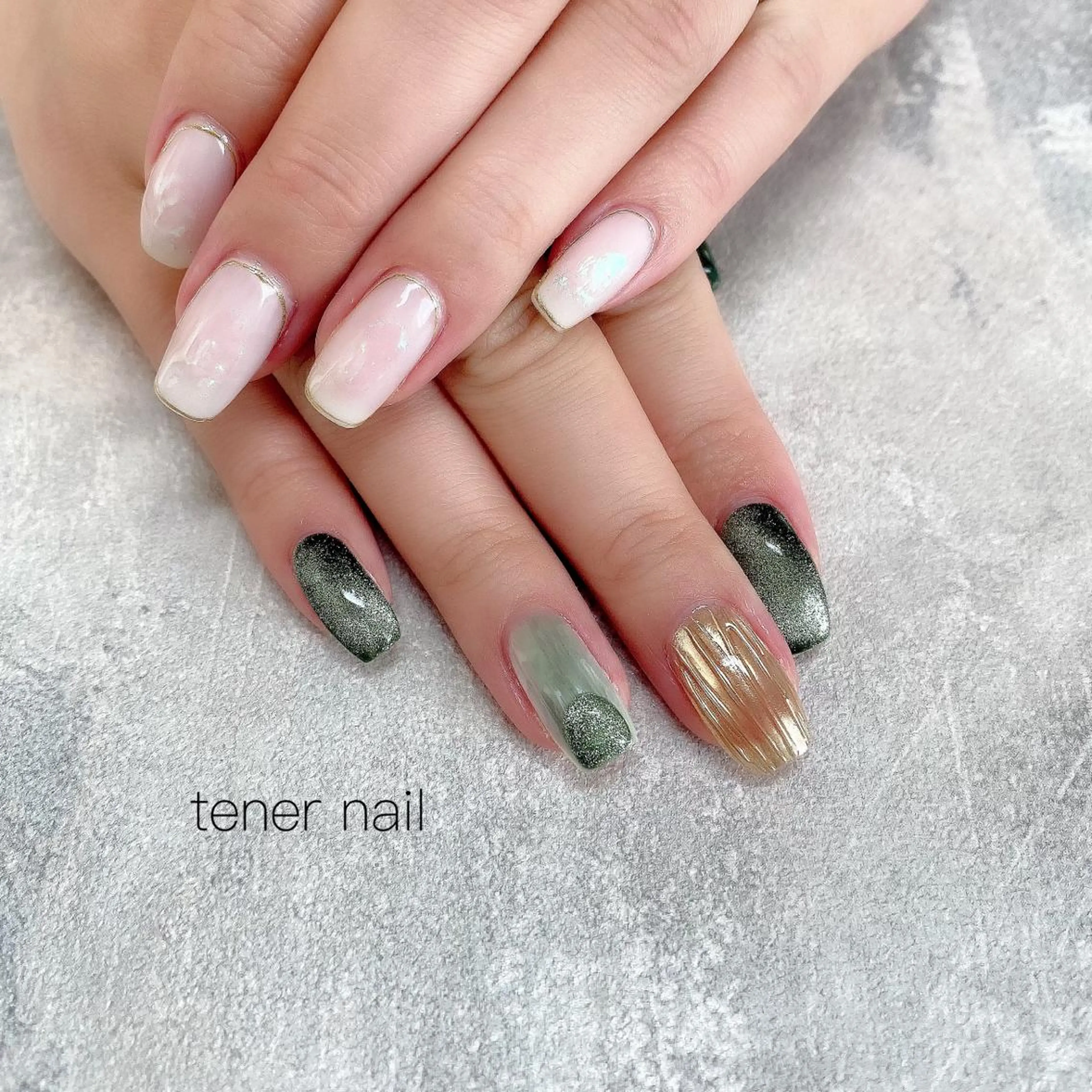 ネイル ニュアンスネイル テネルネイル tener nailのネイルデザイン