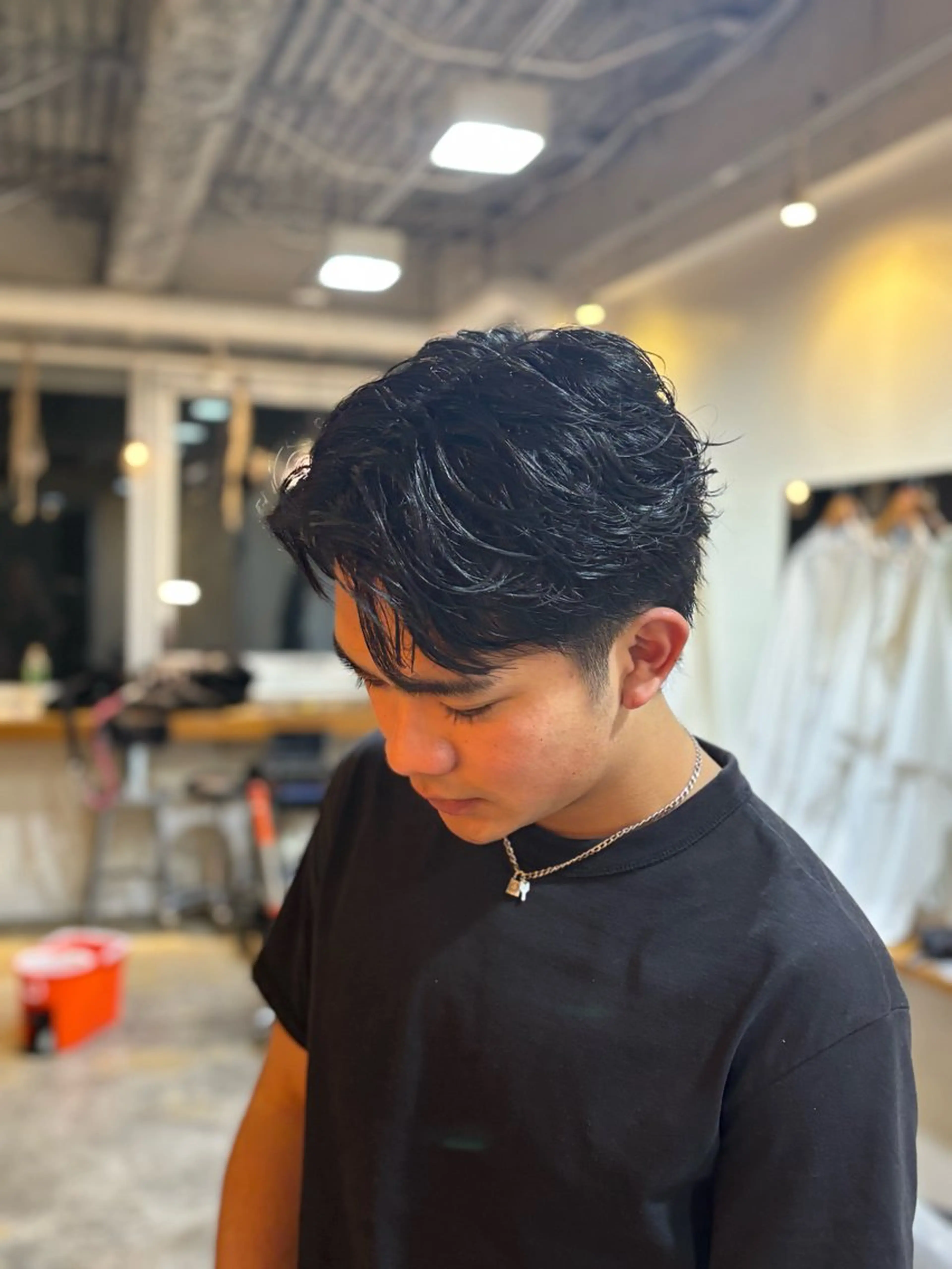 ショート パーマ ⚡️Hiroto/ men’sのヘアスタイル