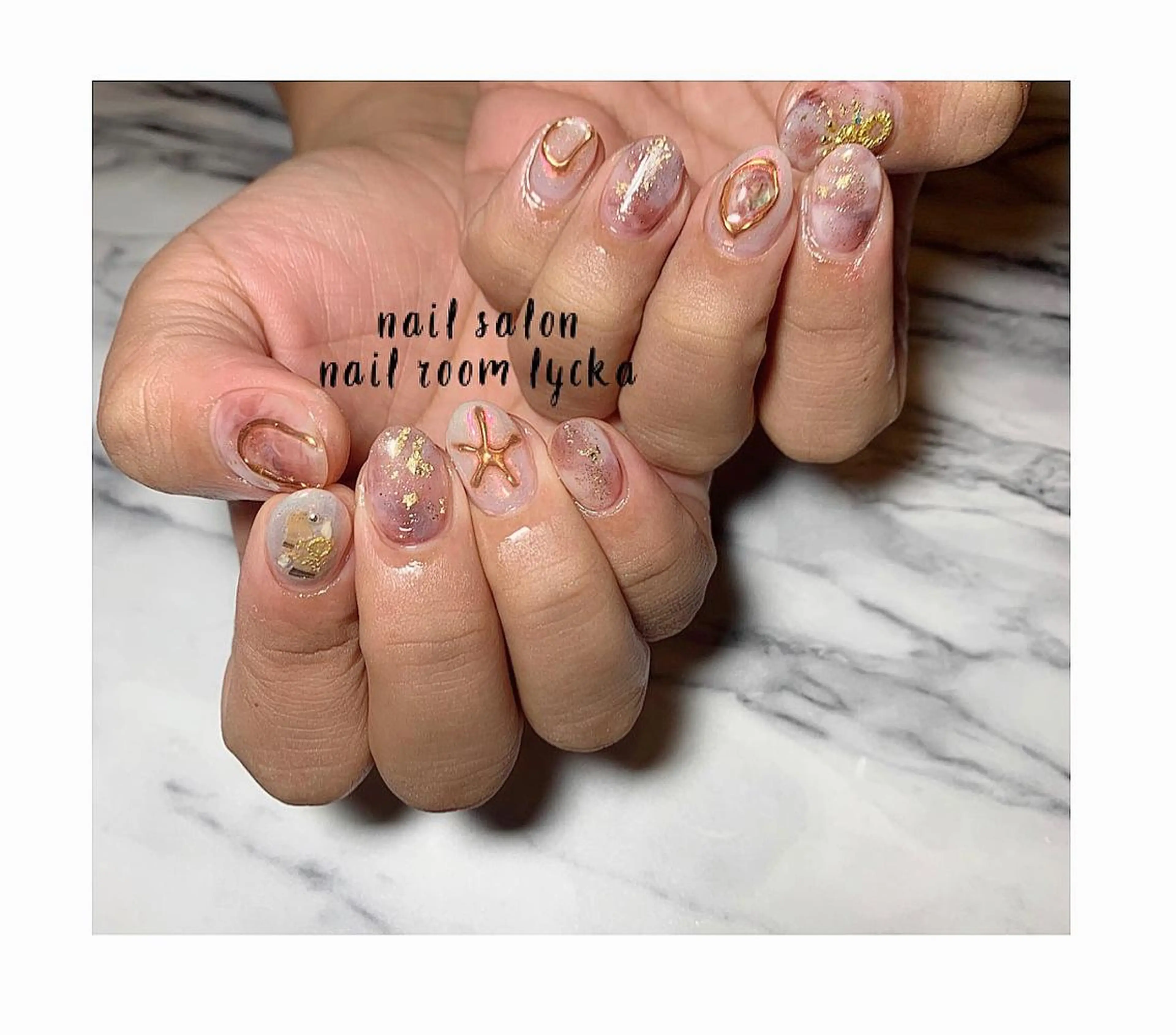 ネイル ﾈｲﾙﾙｰﾑﾘｯｶ 𝐦𝐚𝐲𝐮のネイルデザイン