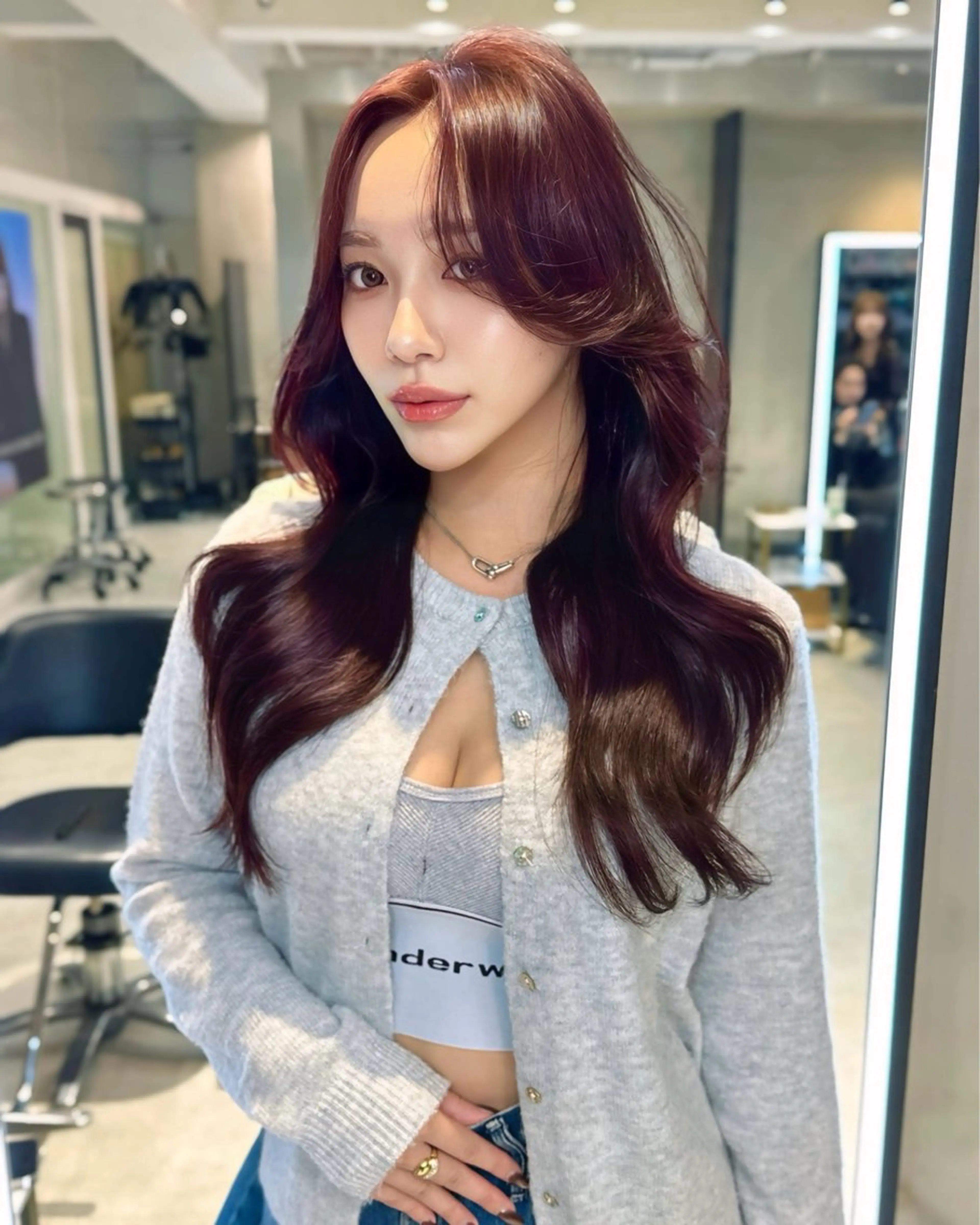 ロング カラー 中韓🇨🇳🇰🇷 🤍TAKAHIROのヘアスタイル