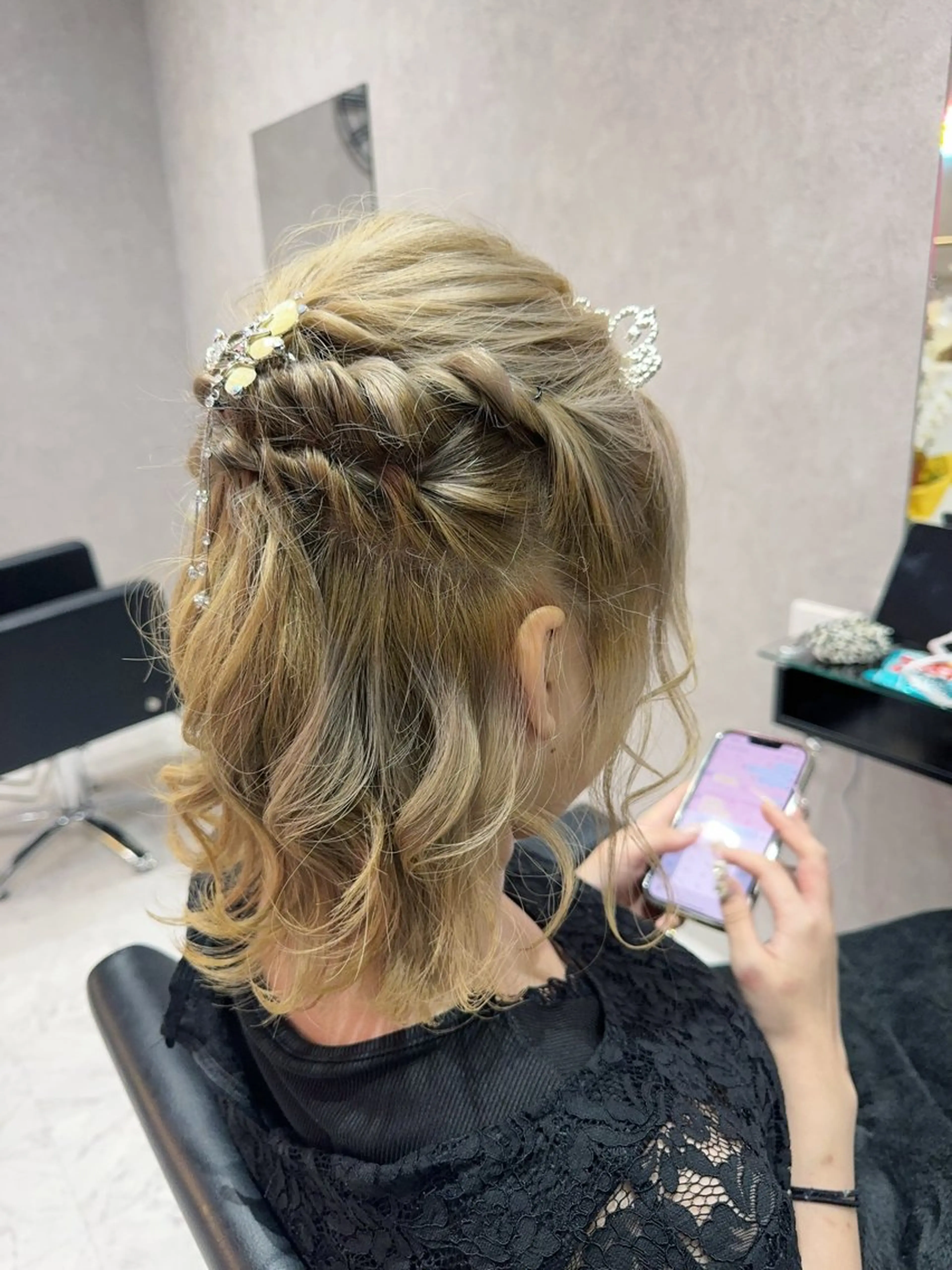 ヘアアレンジ ヘアセット 韓国ヘアー🦄ྀི オタク美容師🌈山本のヘアスタイル