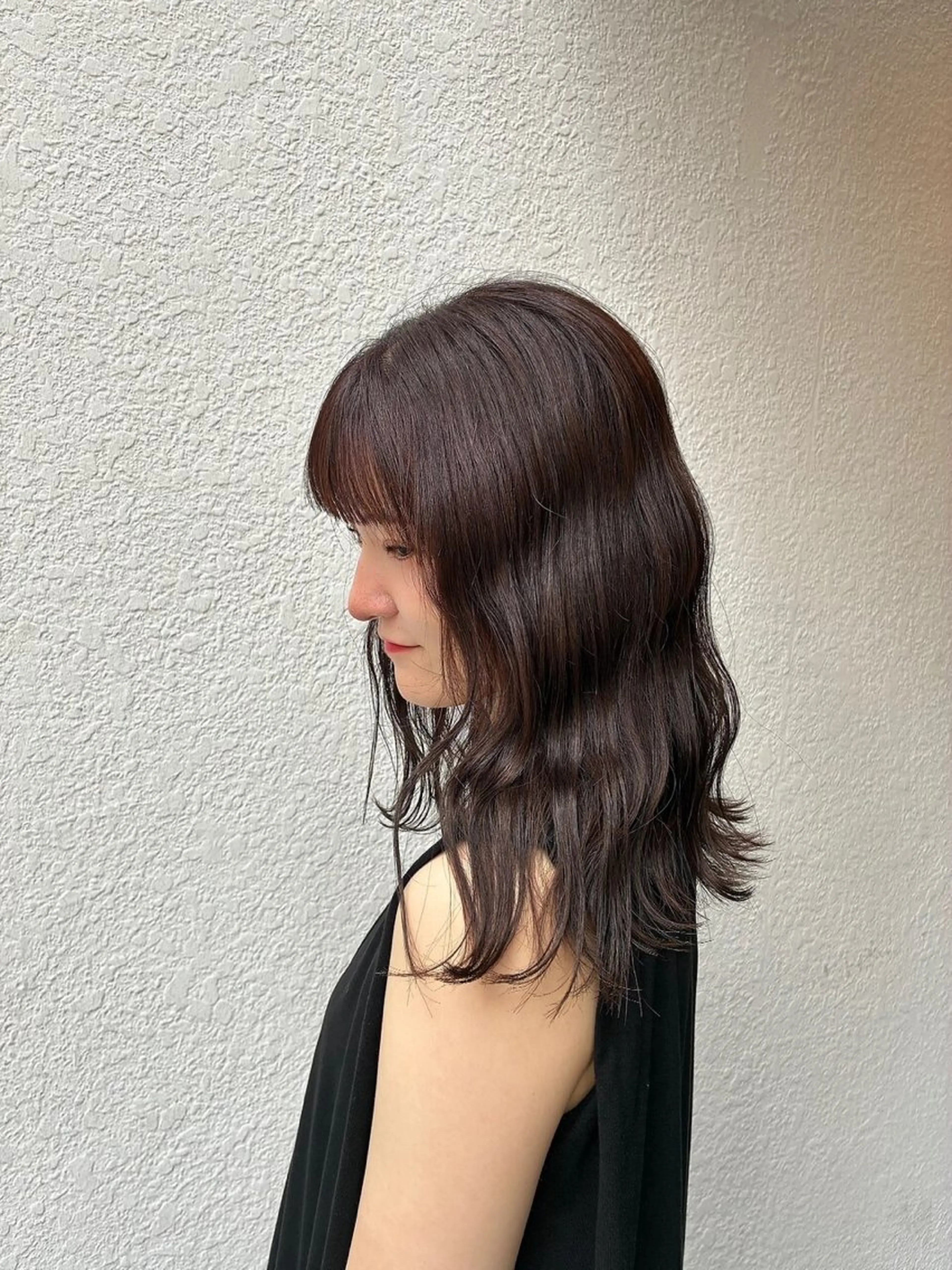 セミロング カラー カット ヘアカラー メンズカット◎さくら /眉毛/メンズパーマのヘアスタイル