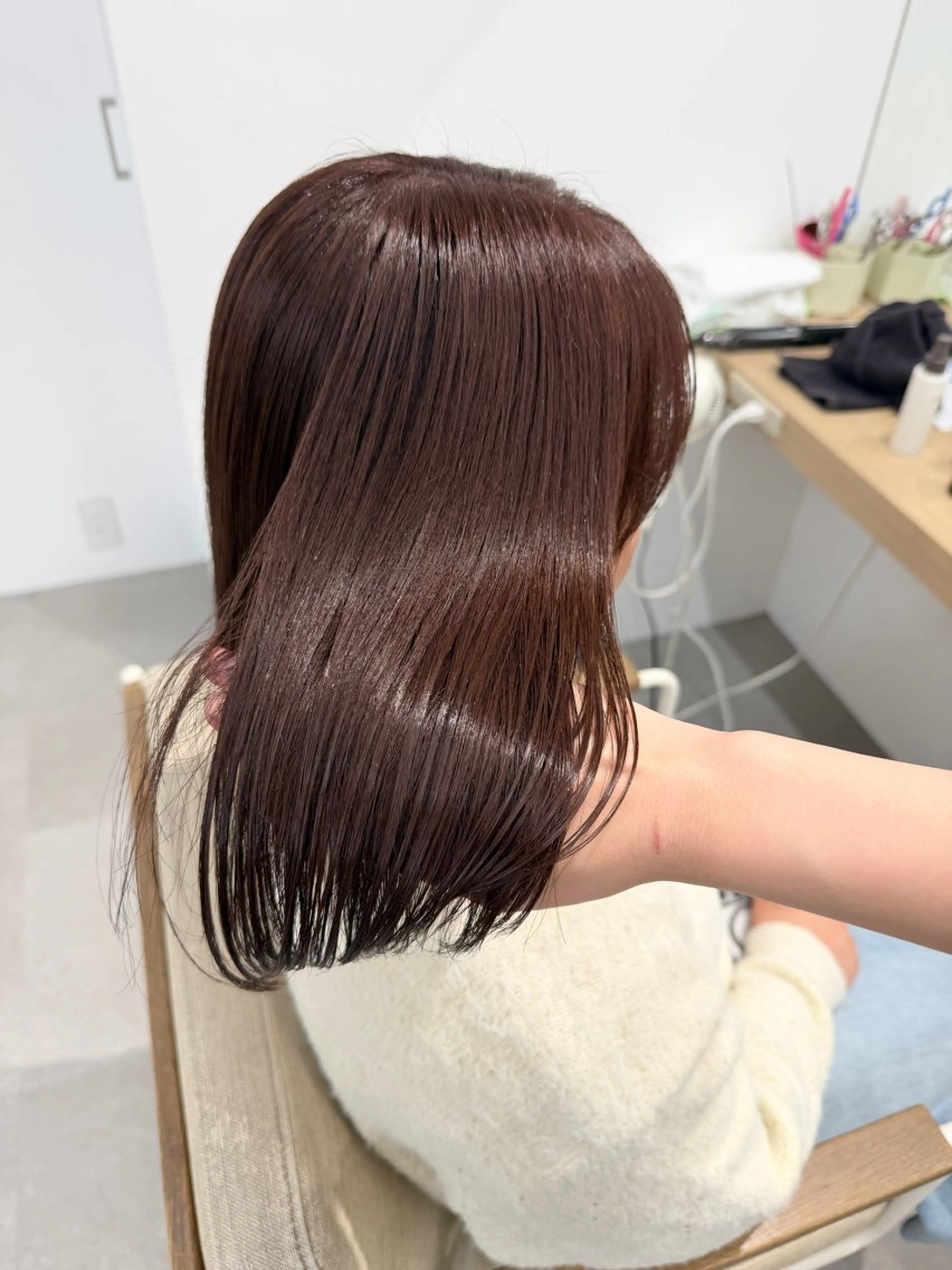 🩶ダメージレスカラー🩶（ブリーチなし）鎖骨上verの写真