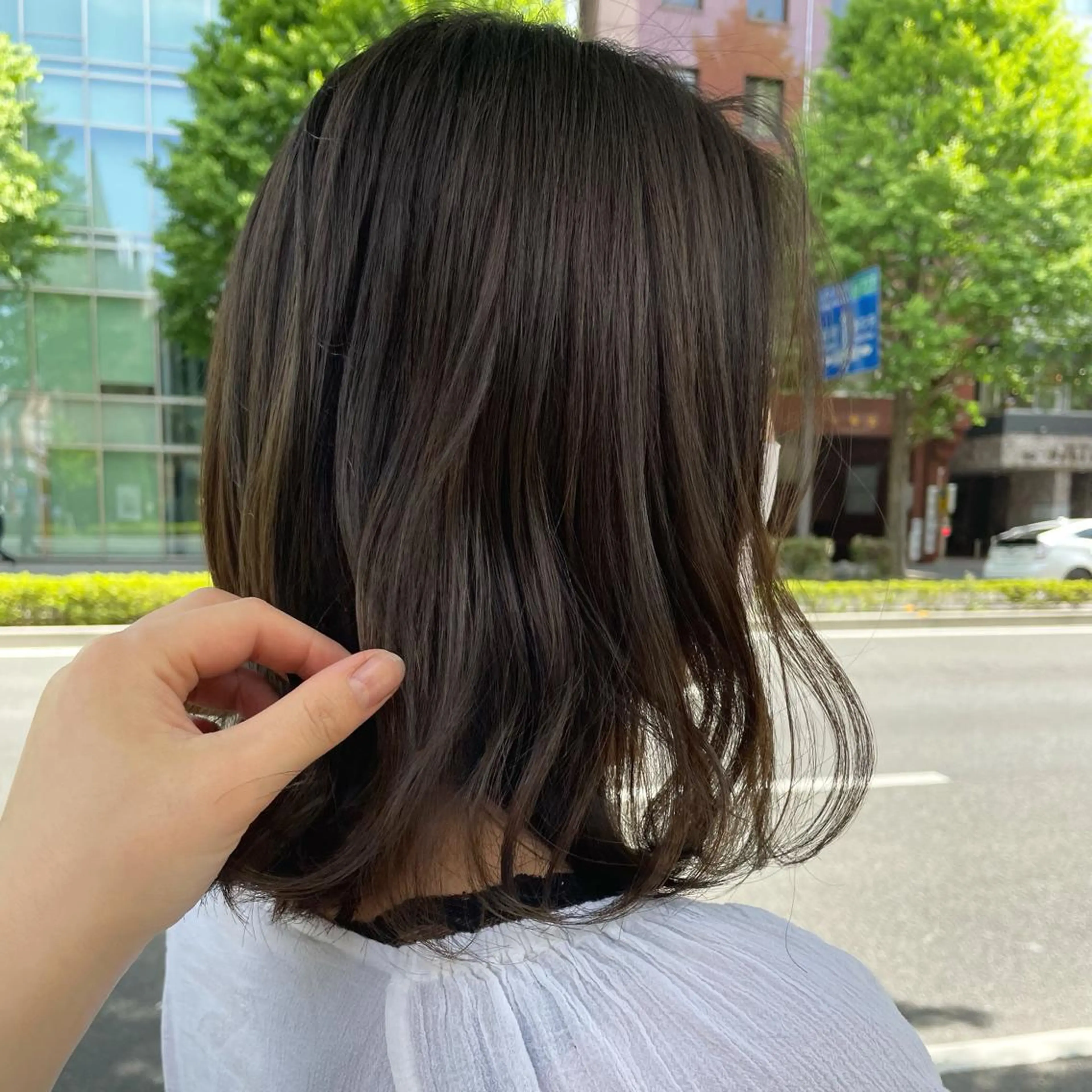 ミディアム 𝙢𝙞𝙮𝙪🎀 girly hairのヘアスタイル