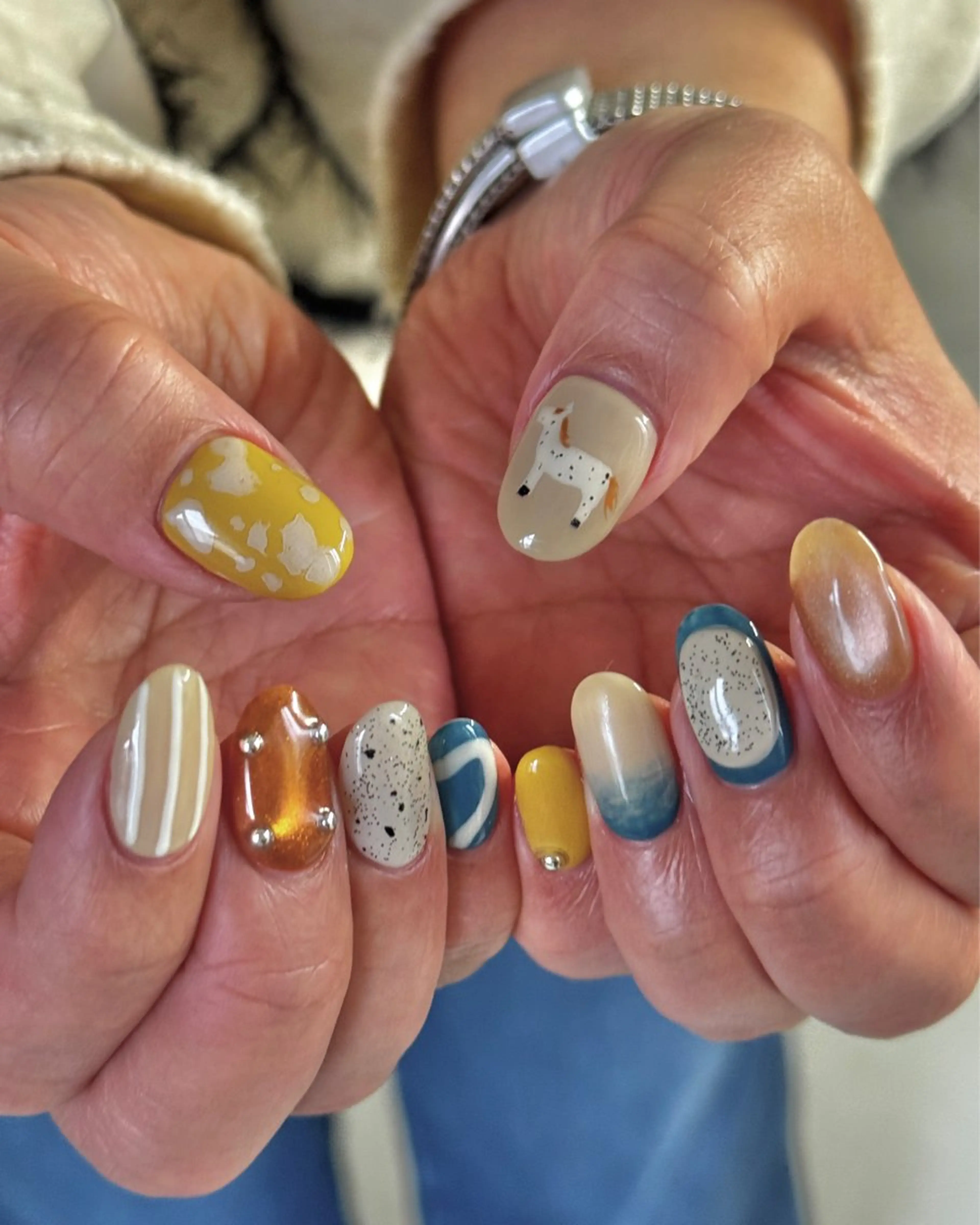 ネイル アートネイル ハンドネイル 深田 美雪のネイルデザイン