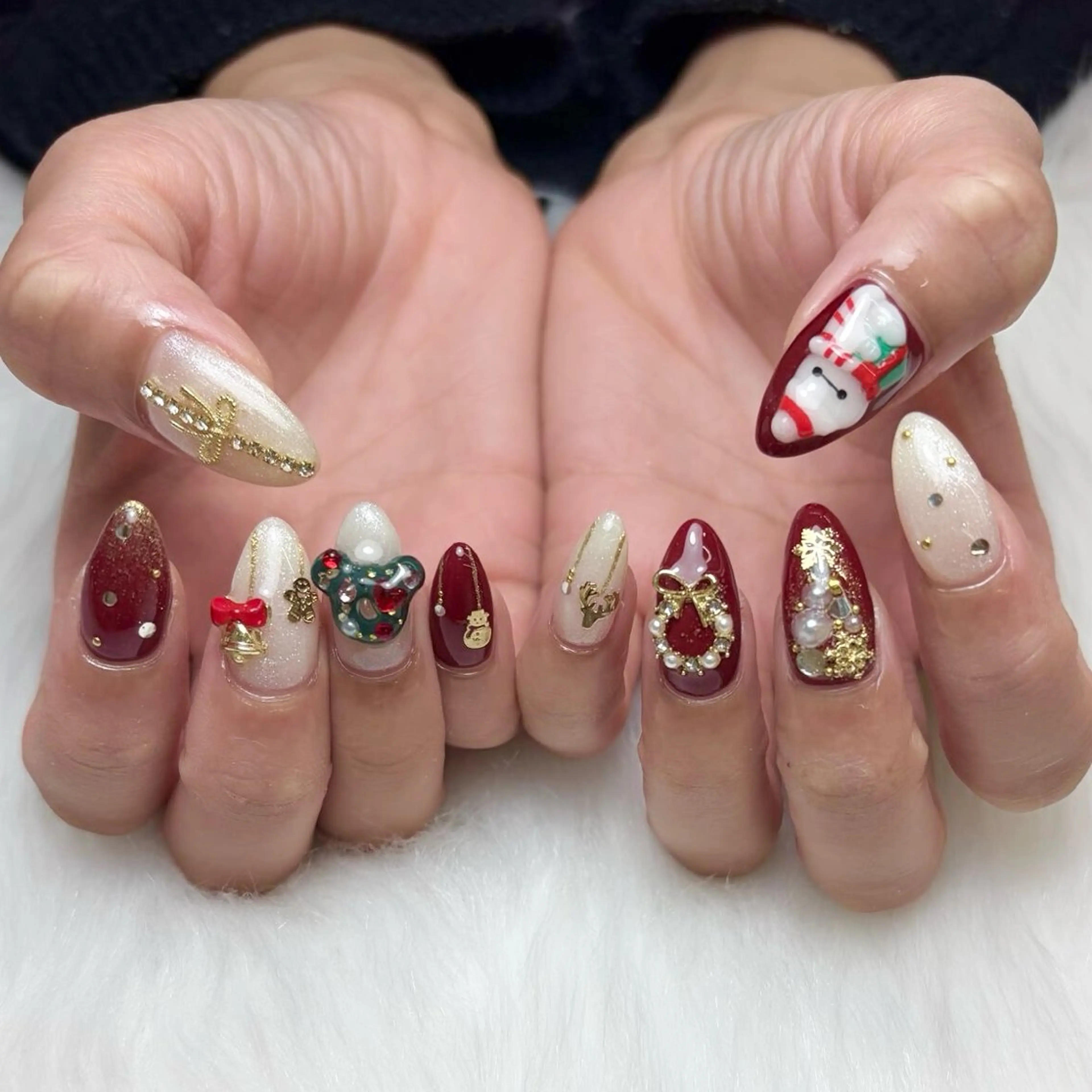 ネイル 冬ネイル クリスマス Darling nail salonのネイルデザイン