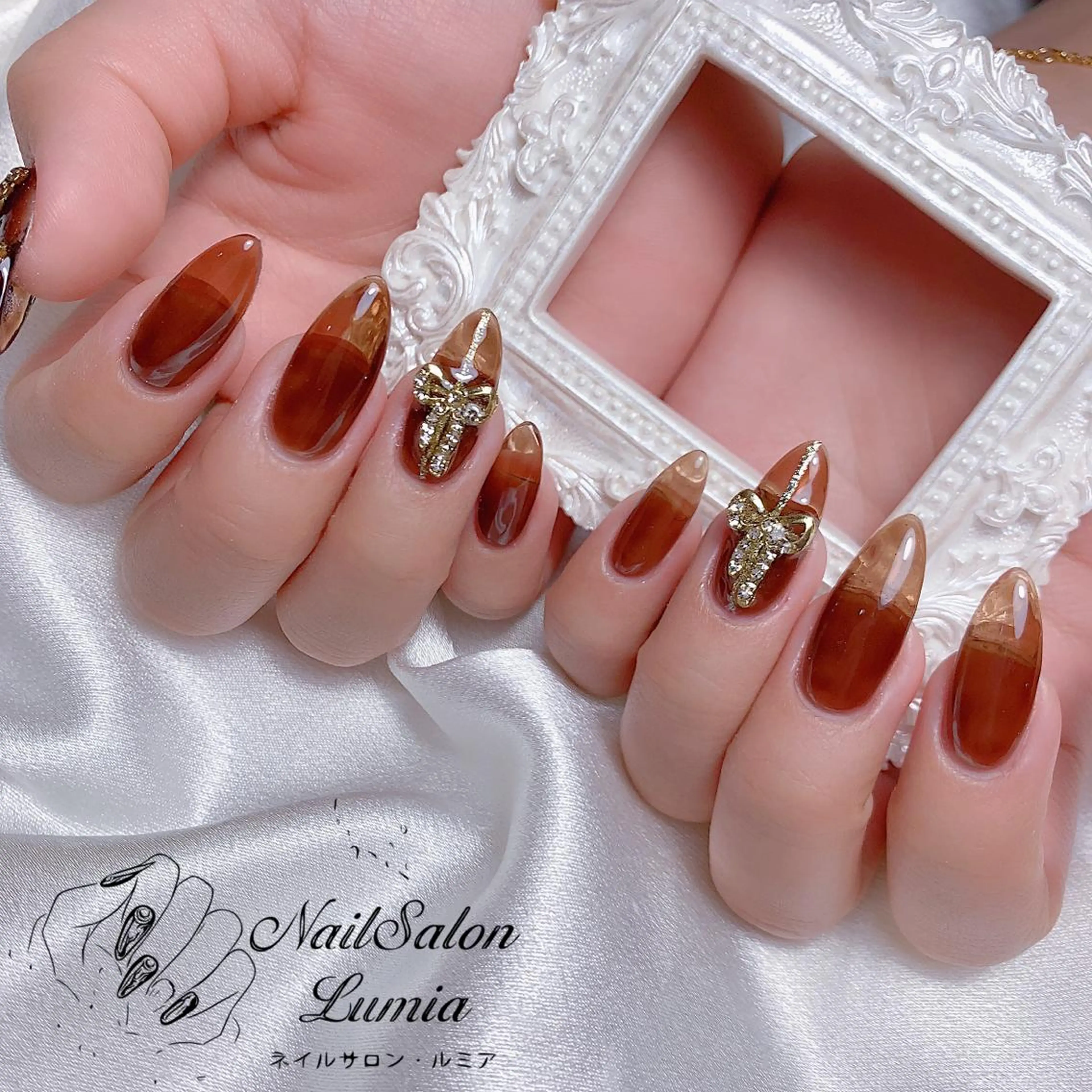 ネイル ハンドネイル ネイルサロン ルミア Lumia 店長のネイルデザイン