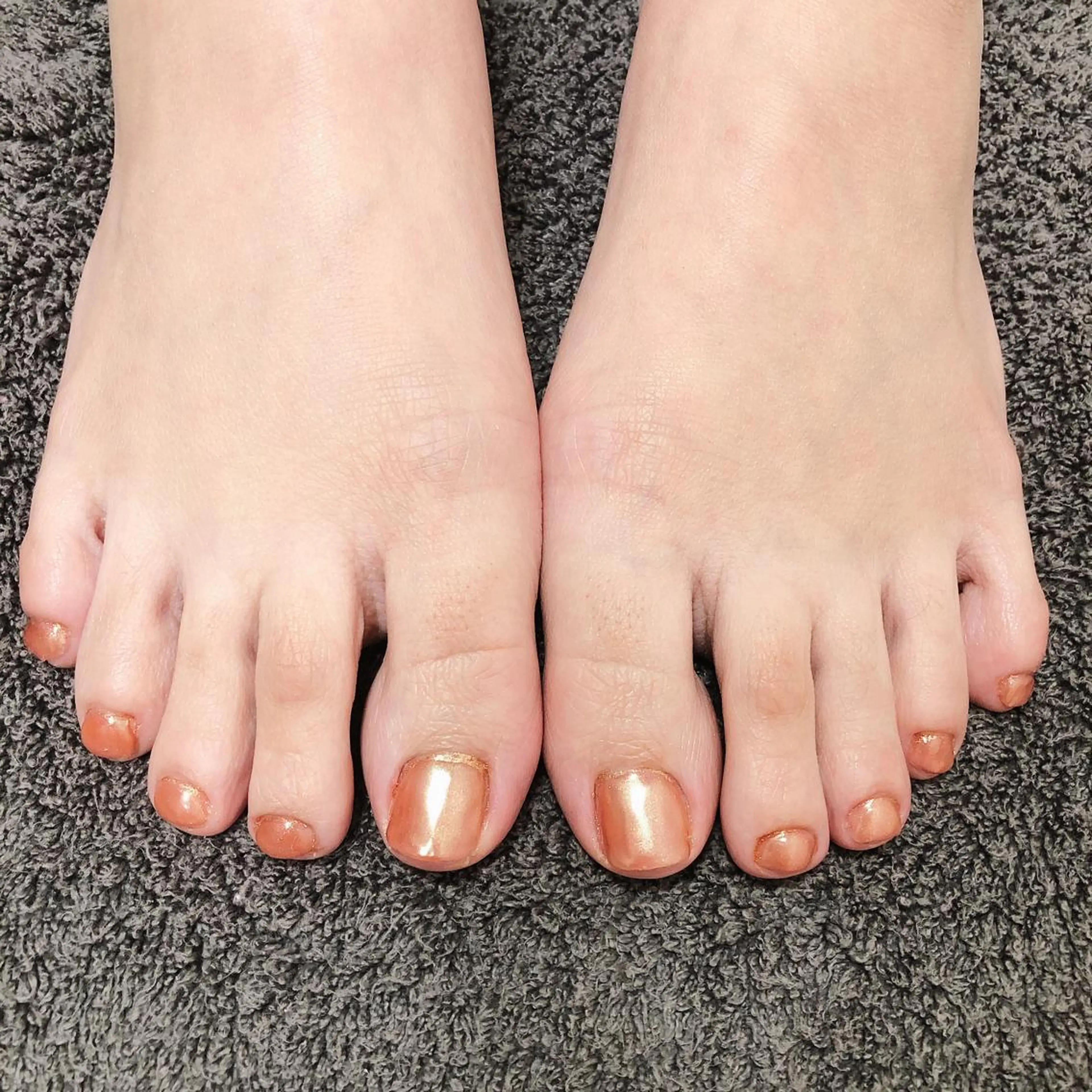 ネイル フットネイル ミラーネイル 奥園 良恵のネイルデザイン