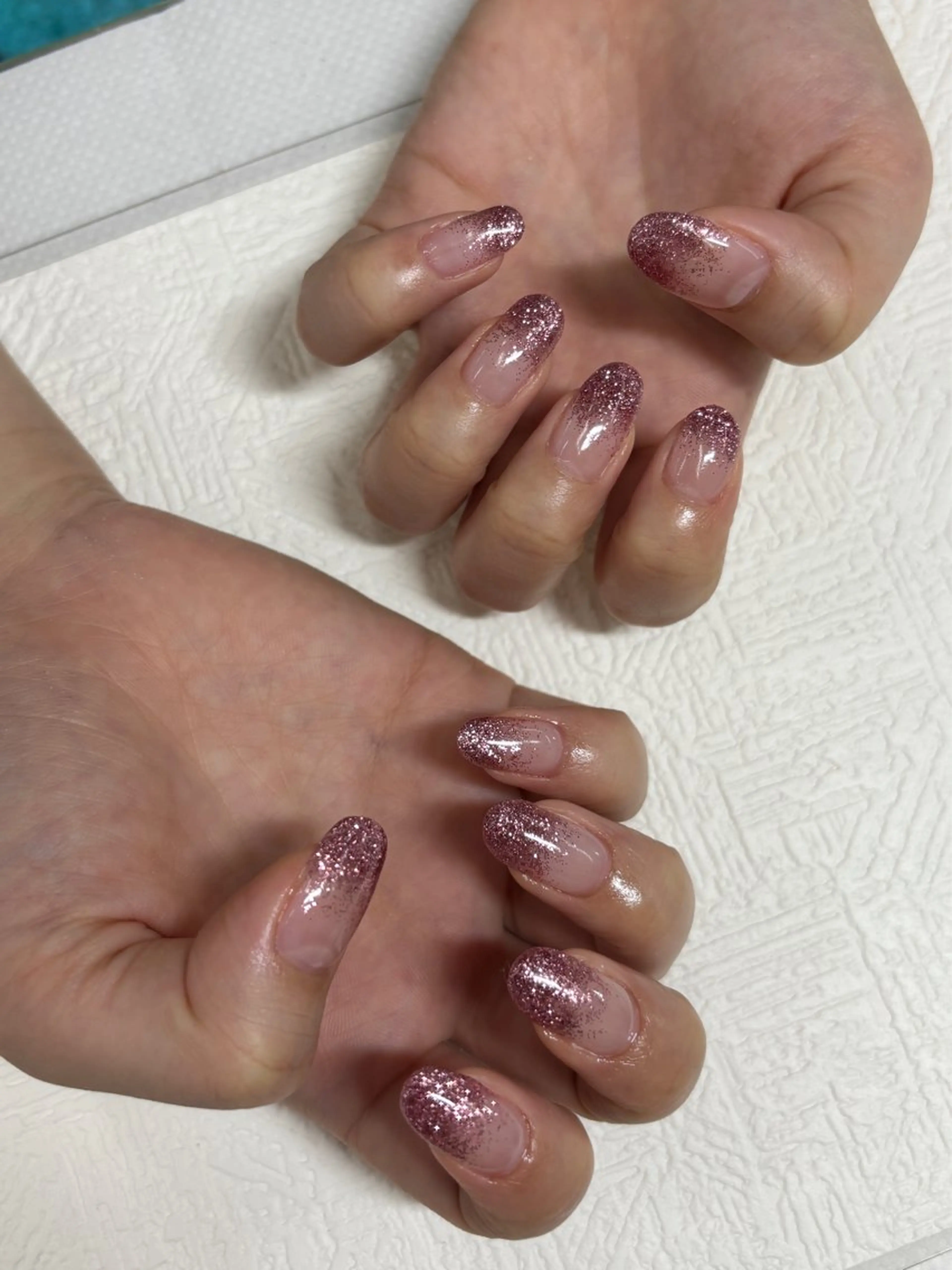 ネイル グラデーション ラメ(グリッター) ラメグラデーション MAXKELLY 梅田店 Funaのネイルデザイン