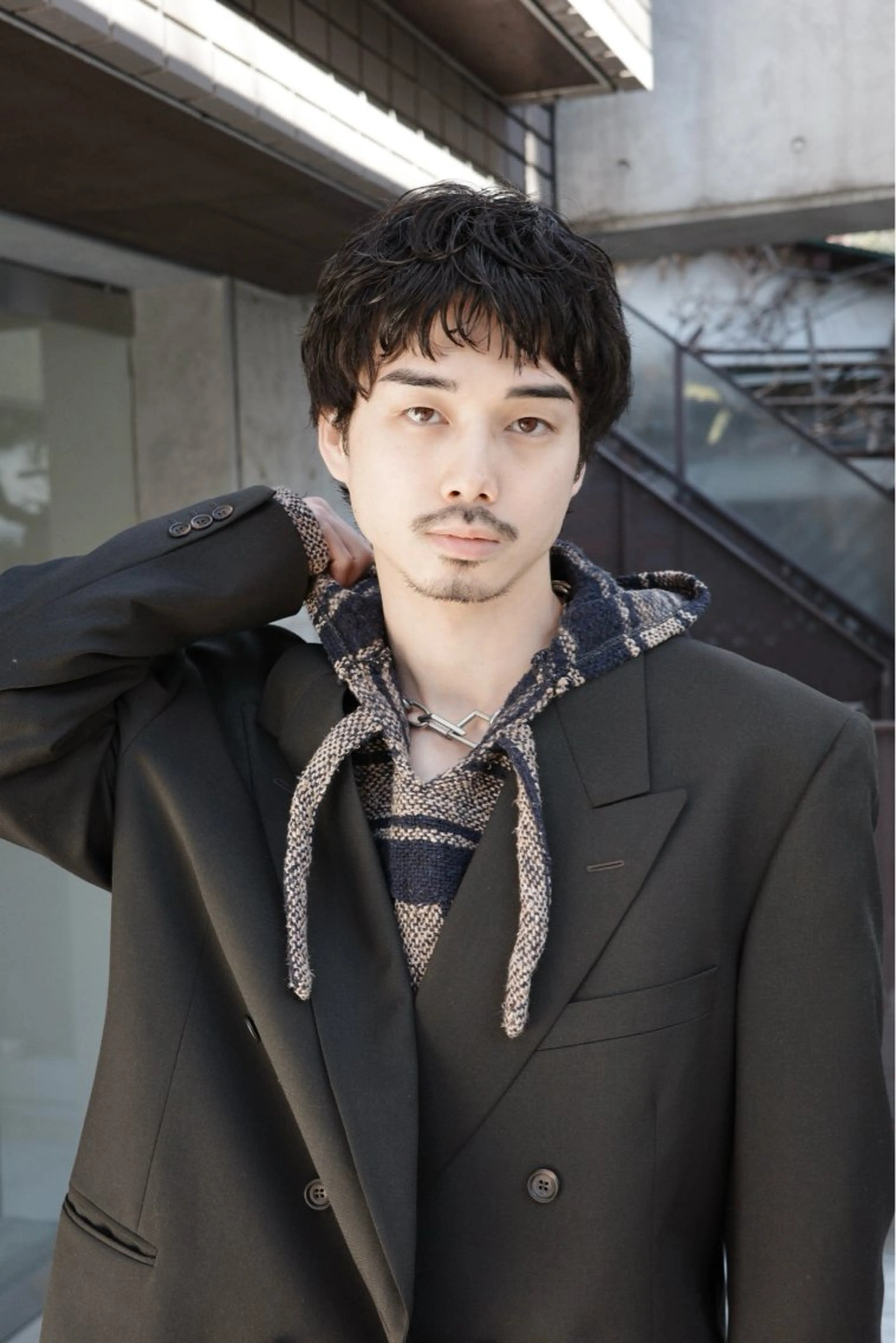 ショート パーマ HEIMER ミカド　サトル△のヘアスタイル