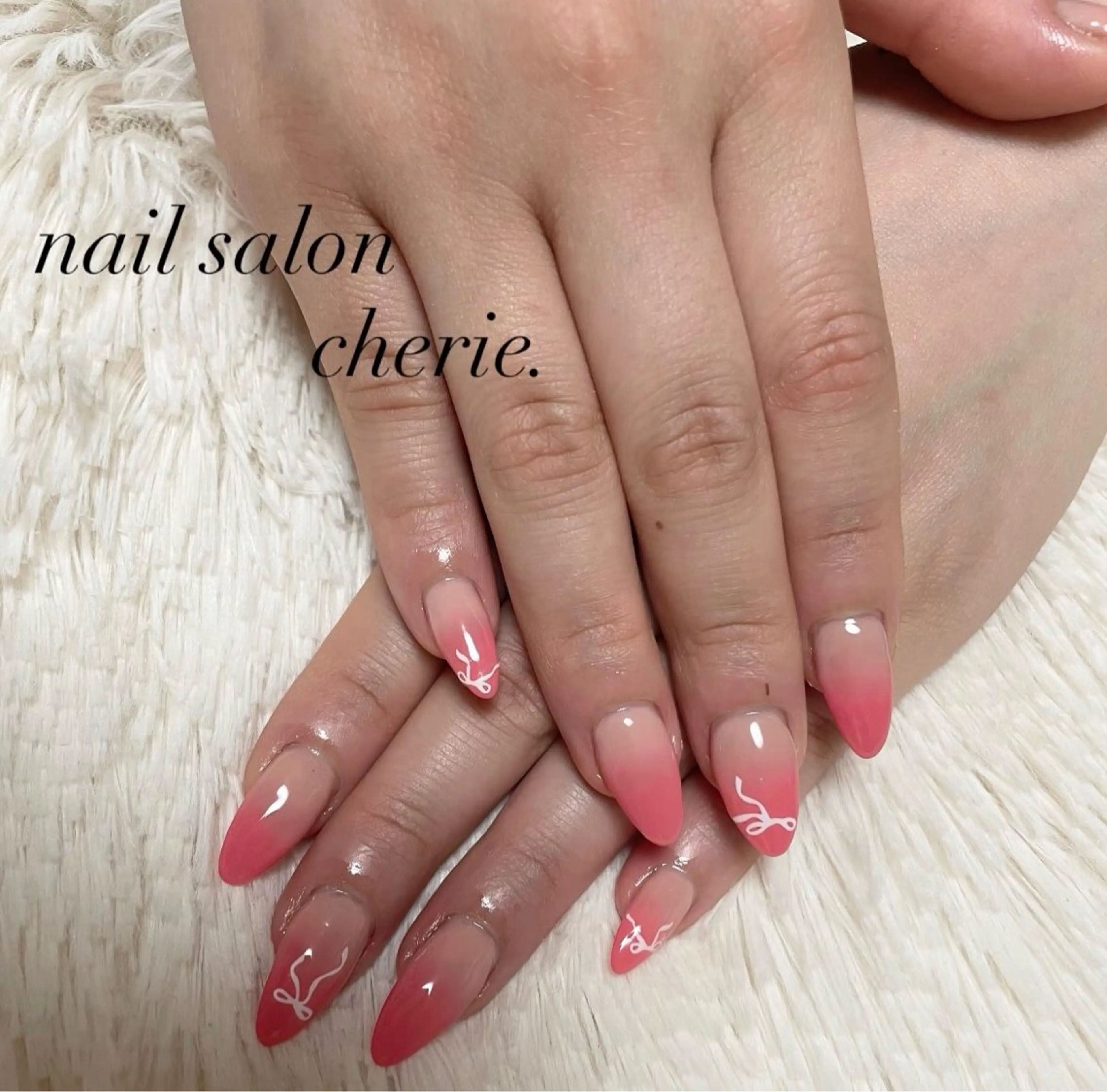 ネイル グラデーション ハンドネイル nail salon cherieのネイルデザイン