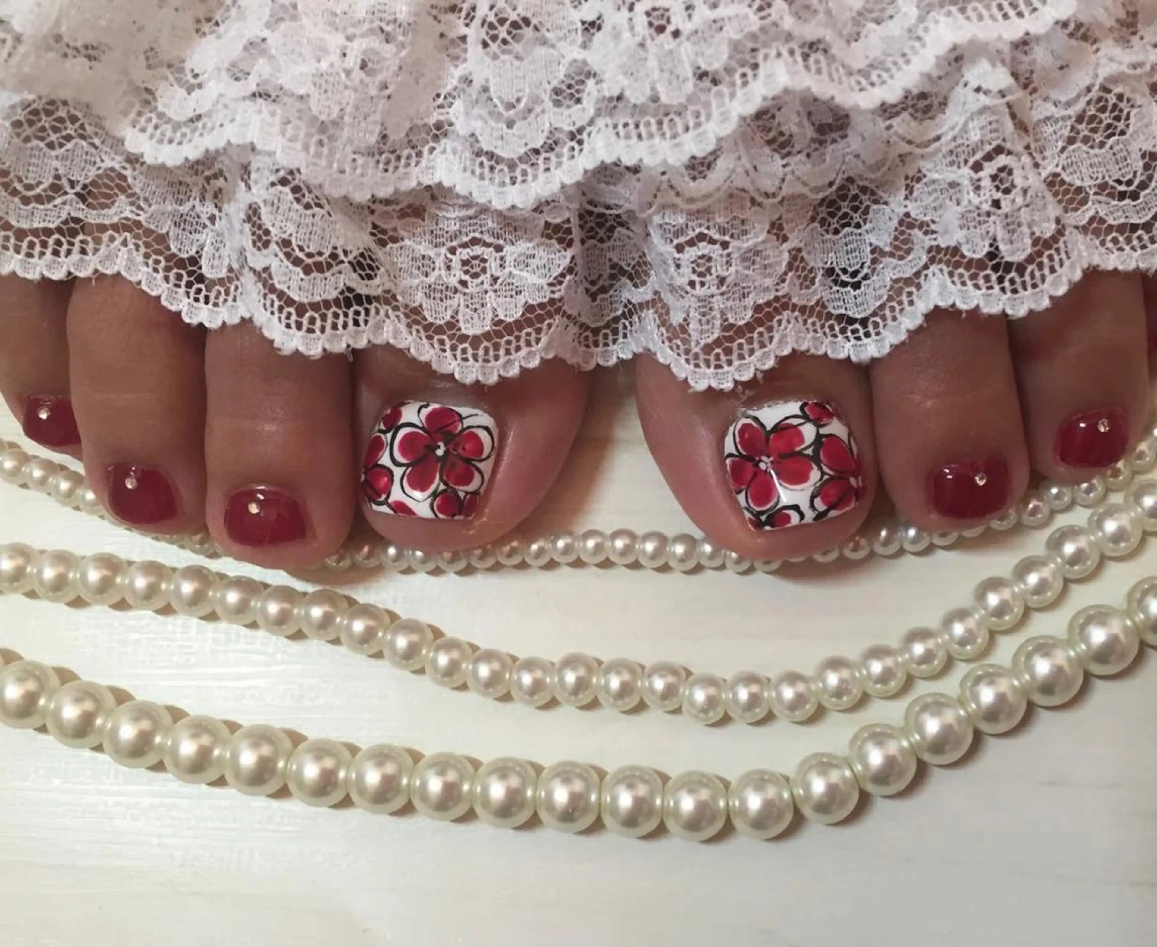 フットネイル　（オフありは別料金オフ1本100円）の写真