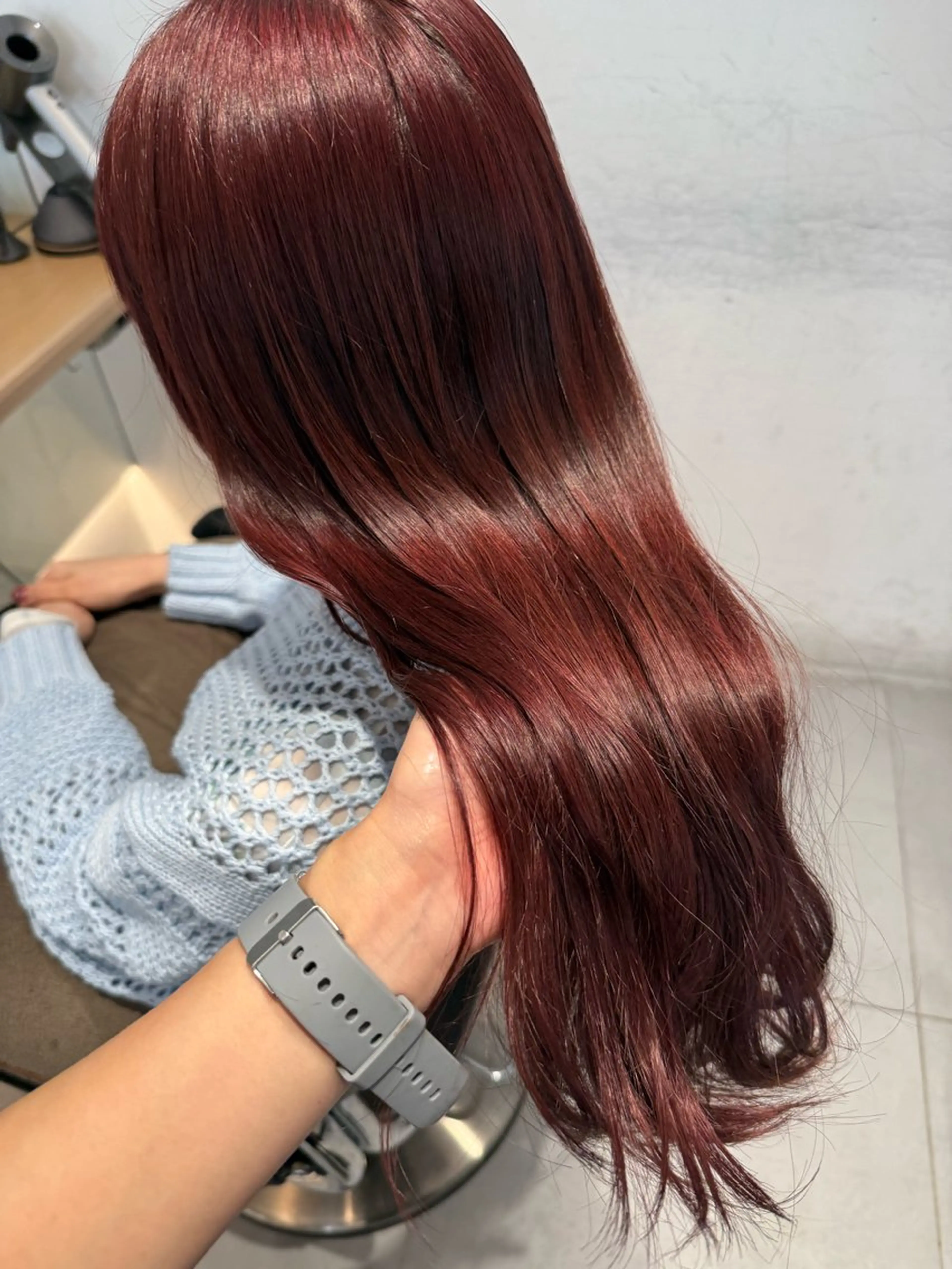 セミロング カラー ヘアアレンジ ヘアカラー オリーブ透明感カラー 表参道/MIKUのヘアスタイル