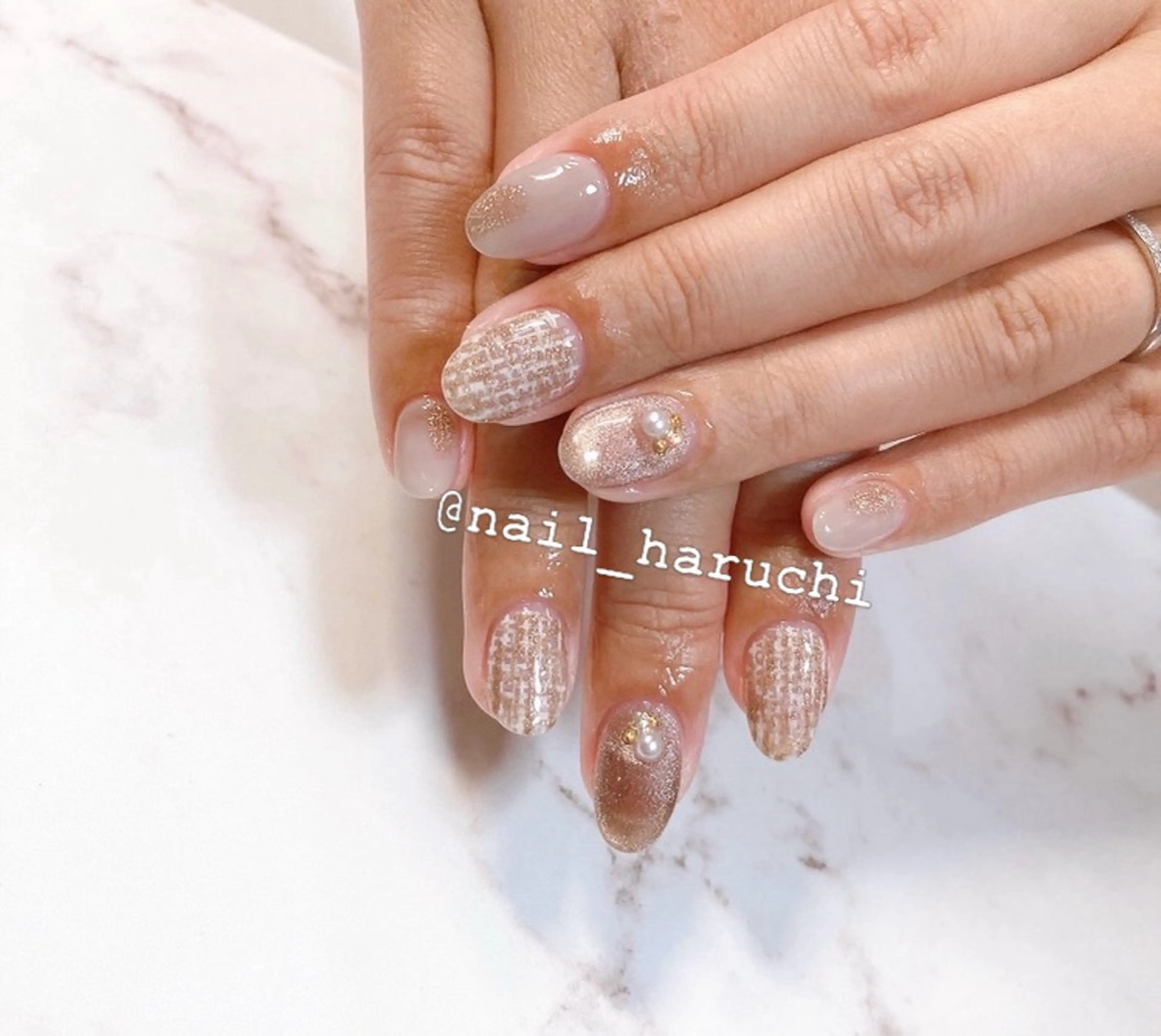 ネイル ハンドネイル HaRu nailのネイルデザイン