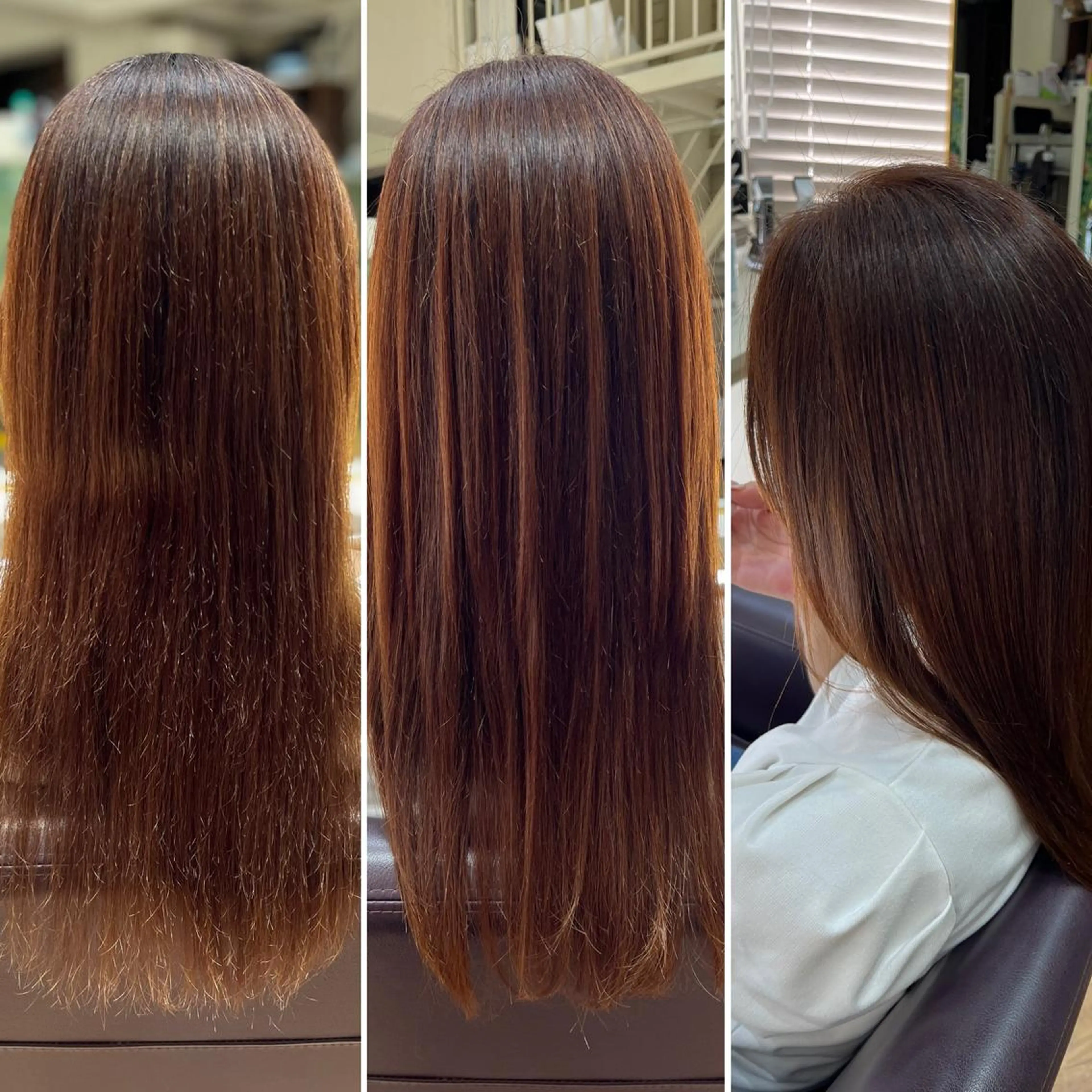 ロング トリートメント 嘉手納美容室 ルアナエヴァのヘアスタイル