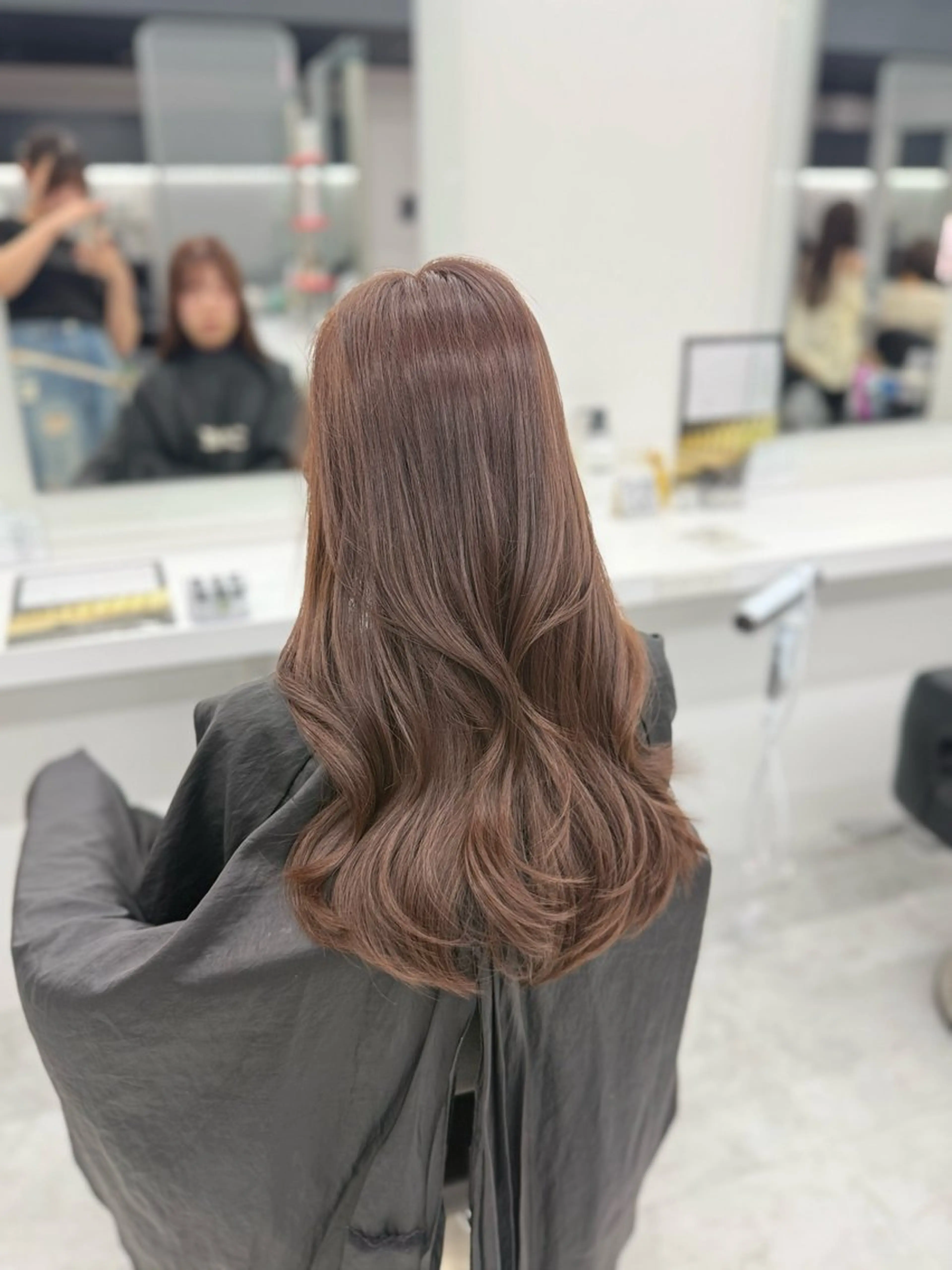 ロング カラー カット ヘアカラー トリートメント 🥂上品ワンホンヘア 🥂nozomiのヘアスタイル