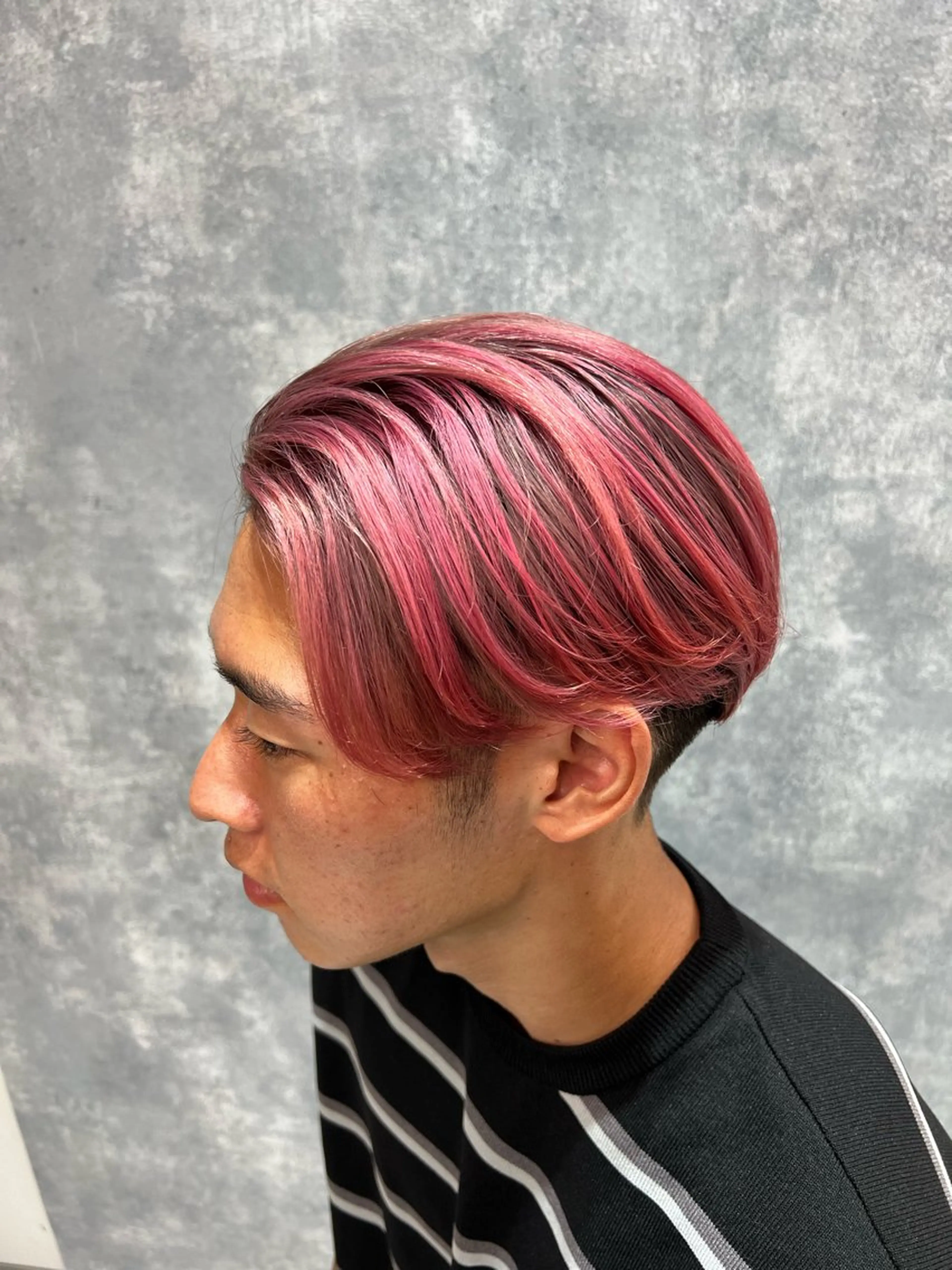 ショート カラー メンズ 👑垢抜け韓国ヘア ハッシュカット唯澄のヘアスタイル