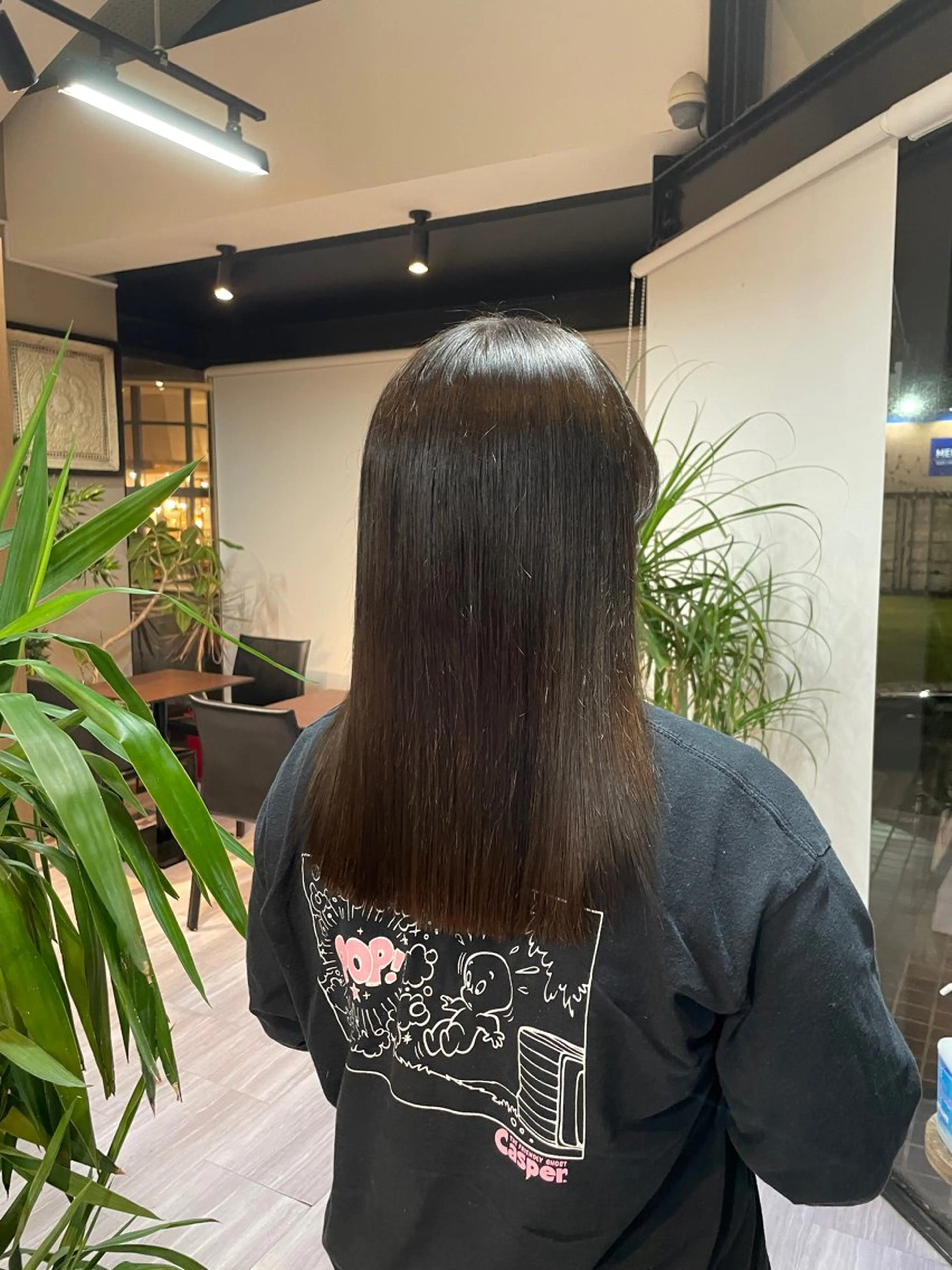 ミディアム カラー ブラウンカラー モカブラウン オレンジ マキノ キョウカのヘアスタイル