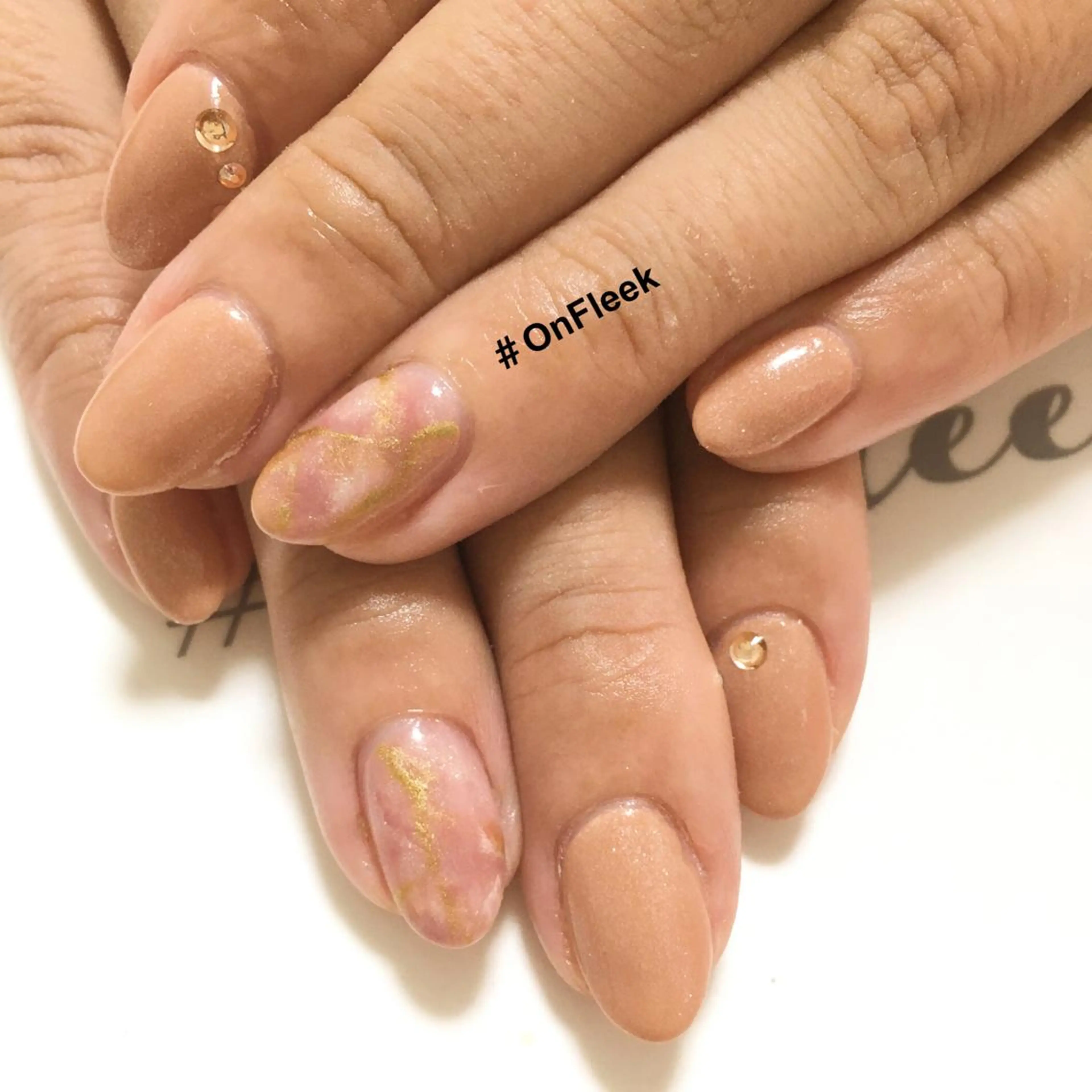 ネイル ハンドネイル NailSalon ＃OnFleekのネイルデザイン