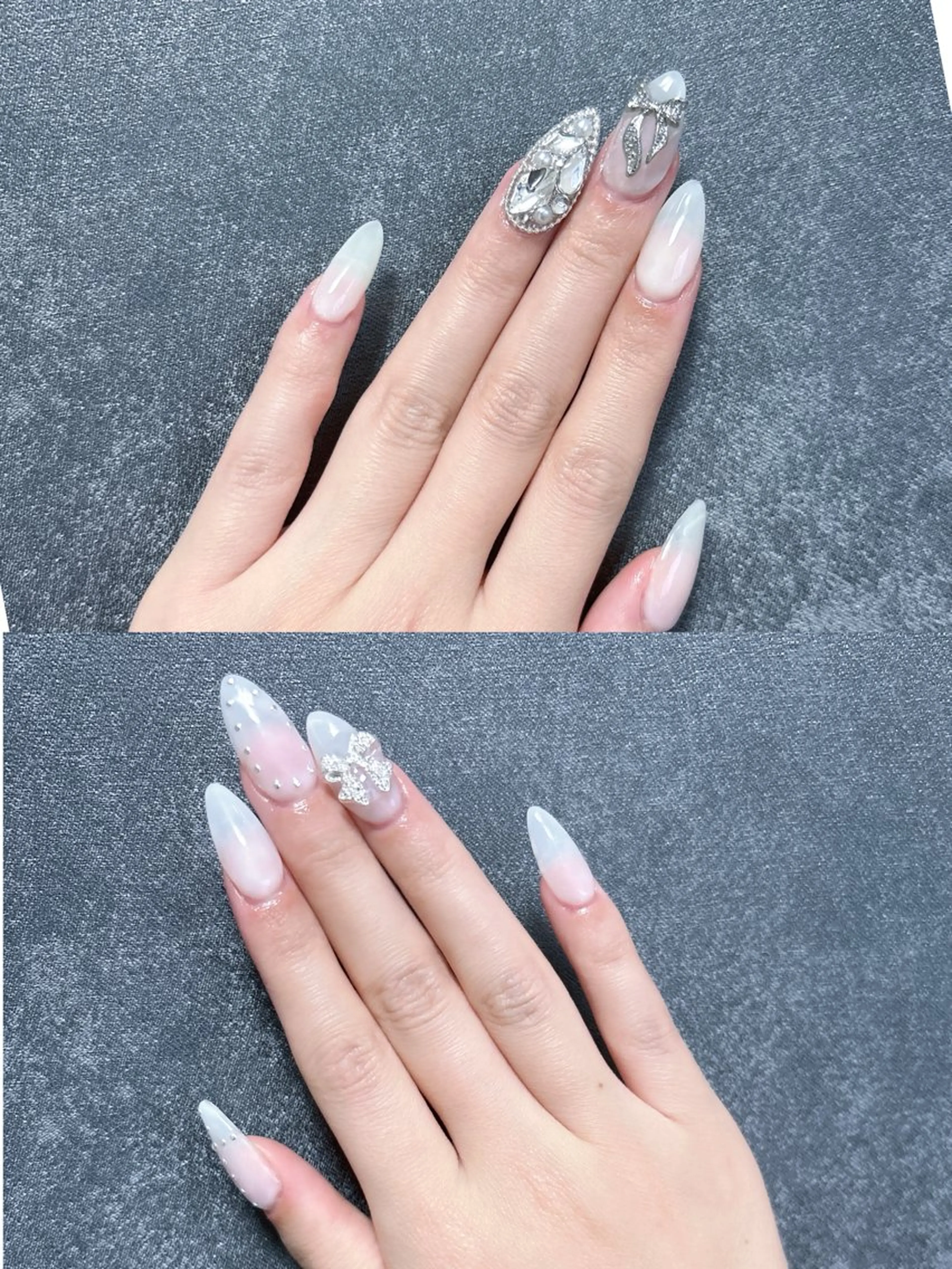 ネイル リボン nailsalon MILAのネイルデザイン