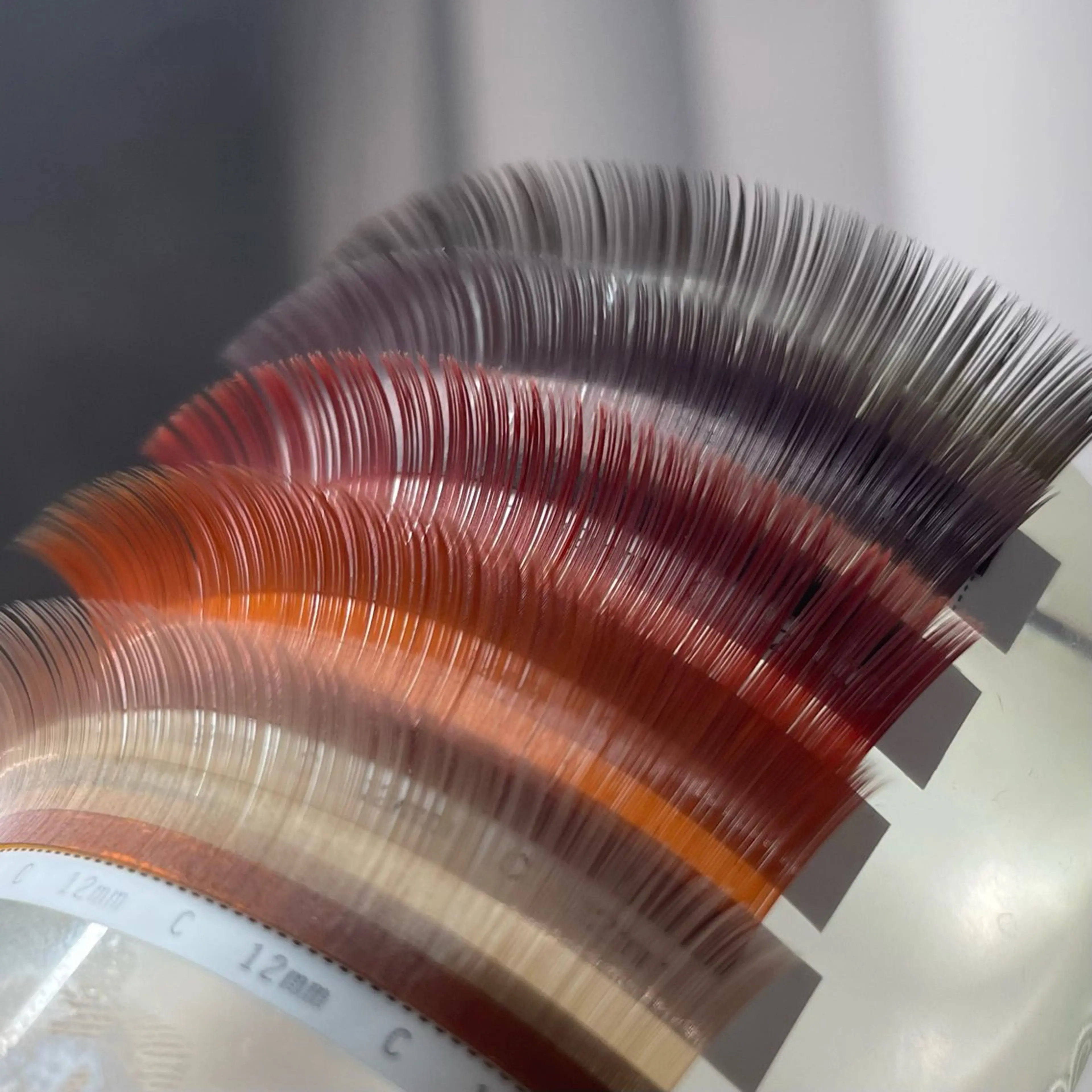 撮影モデル限定🥀カラーLEDフラットラッシュ120本[長持ちLED/ニュアンスデザイン]の写真